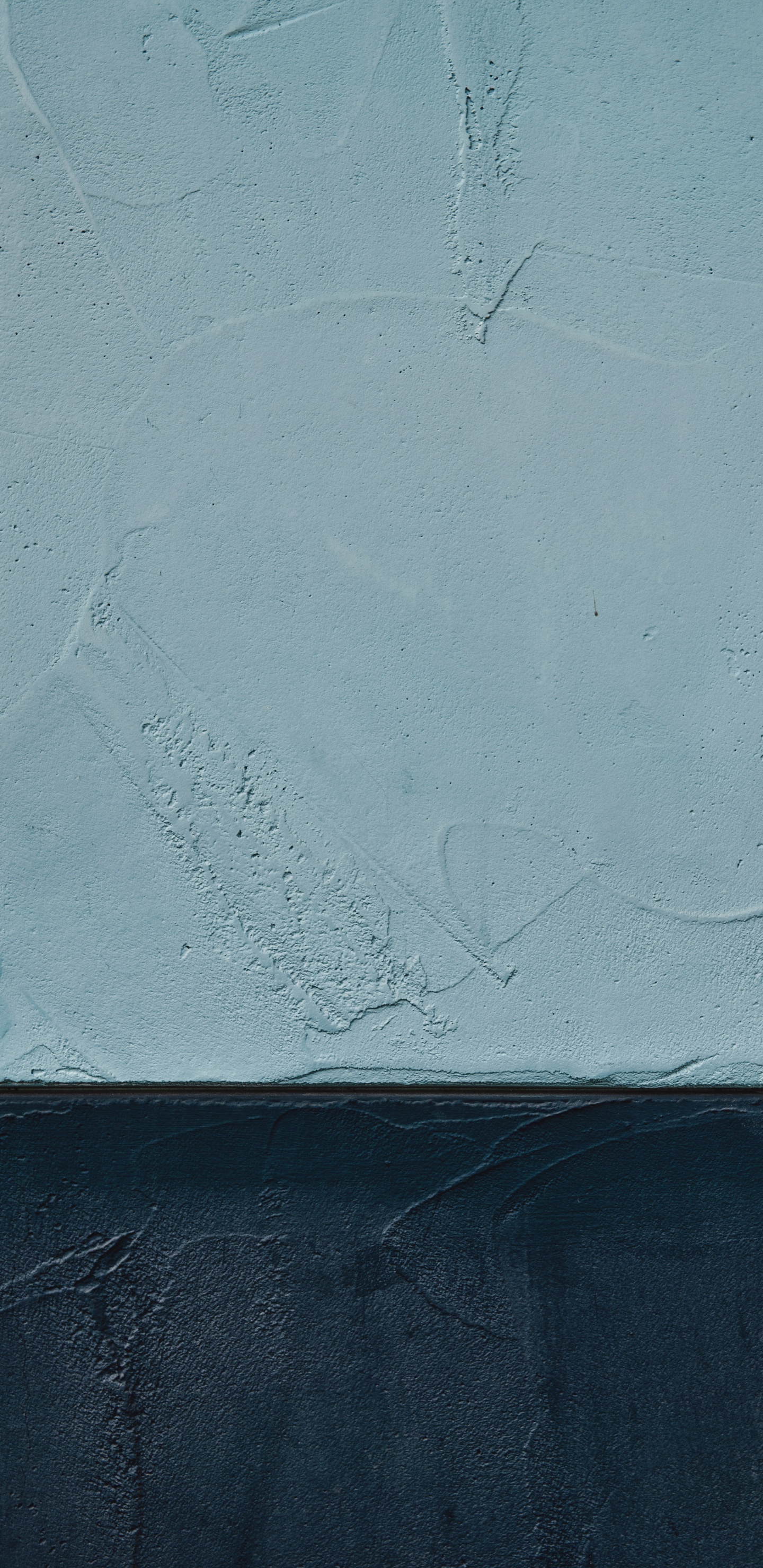 Mur Peint en Bleu et Blanc. Wallpaper in 1440x2960 Resolution