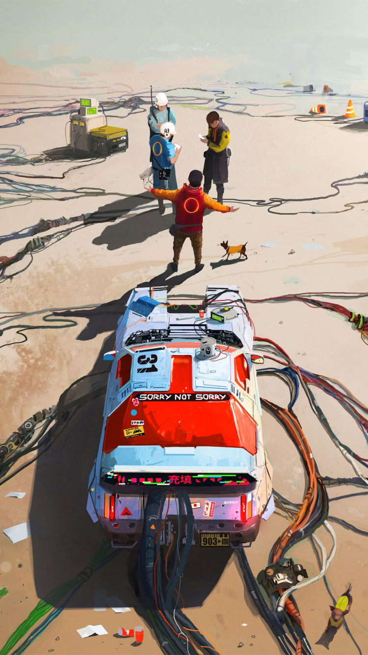 Concept Art, Illustration, Art, Digital Art, Science Fiction. Wallpaper in 750x1334 Resolution