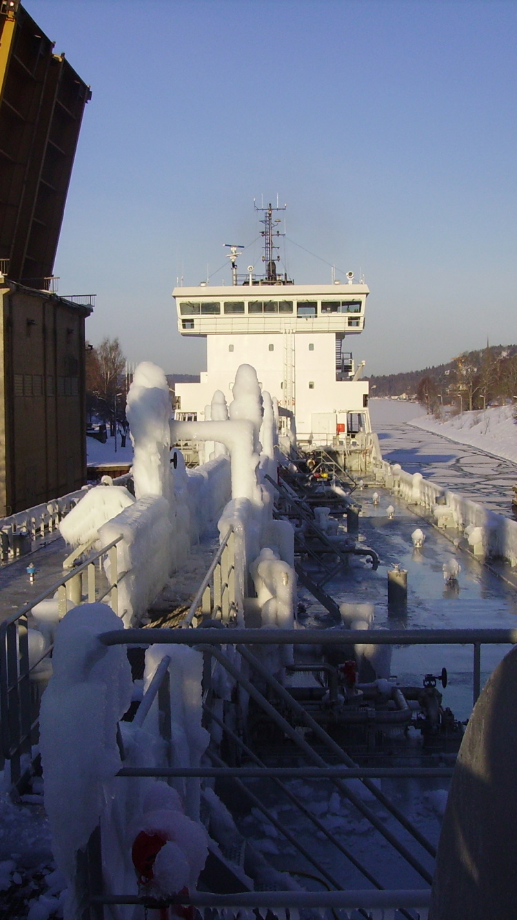 冬天, 冻结, 城市, 天空 壁纸 750x1334 允许