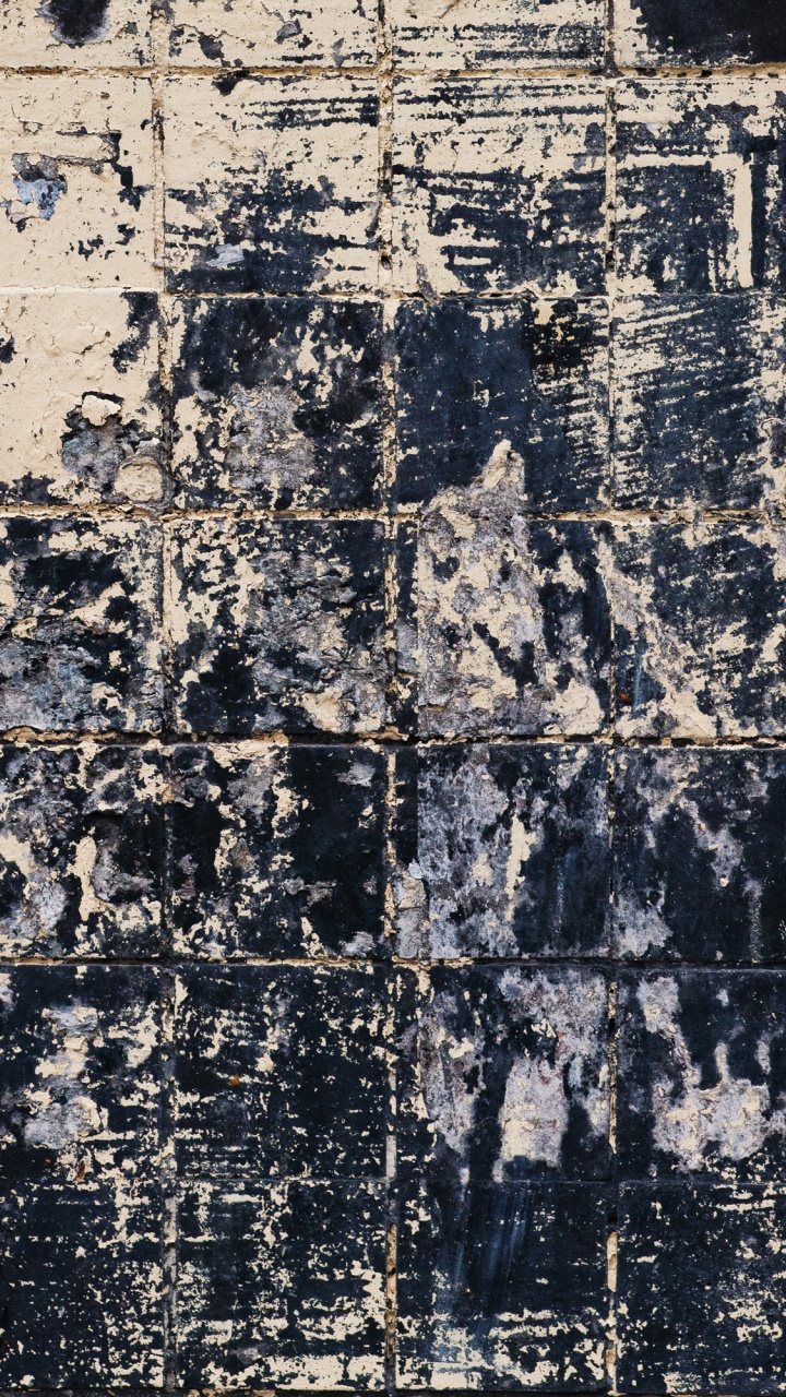 Peinture Abstraite en Noir et Blanc. Wallpaper in 720x1280 Resolution