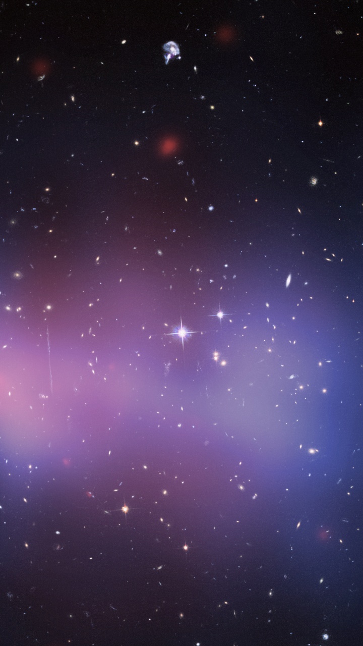 Étoiles Bleues et Blanches Dans le Ciel. Wallpaper in 720x1280 Resolution