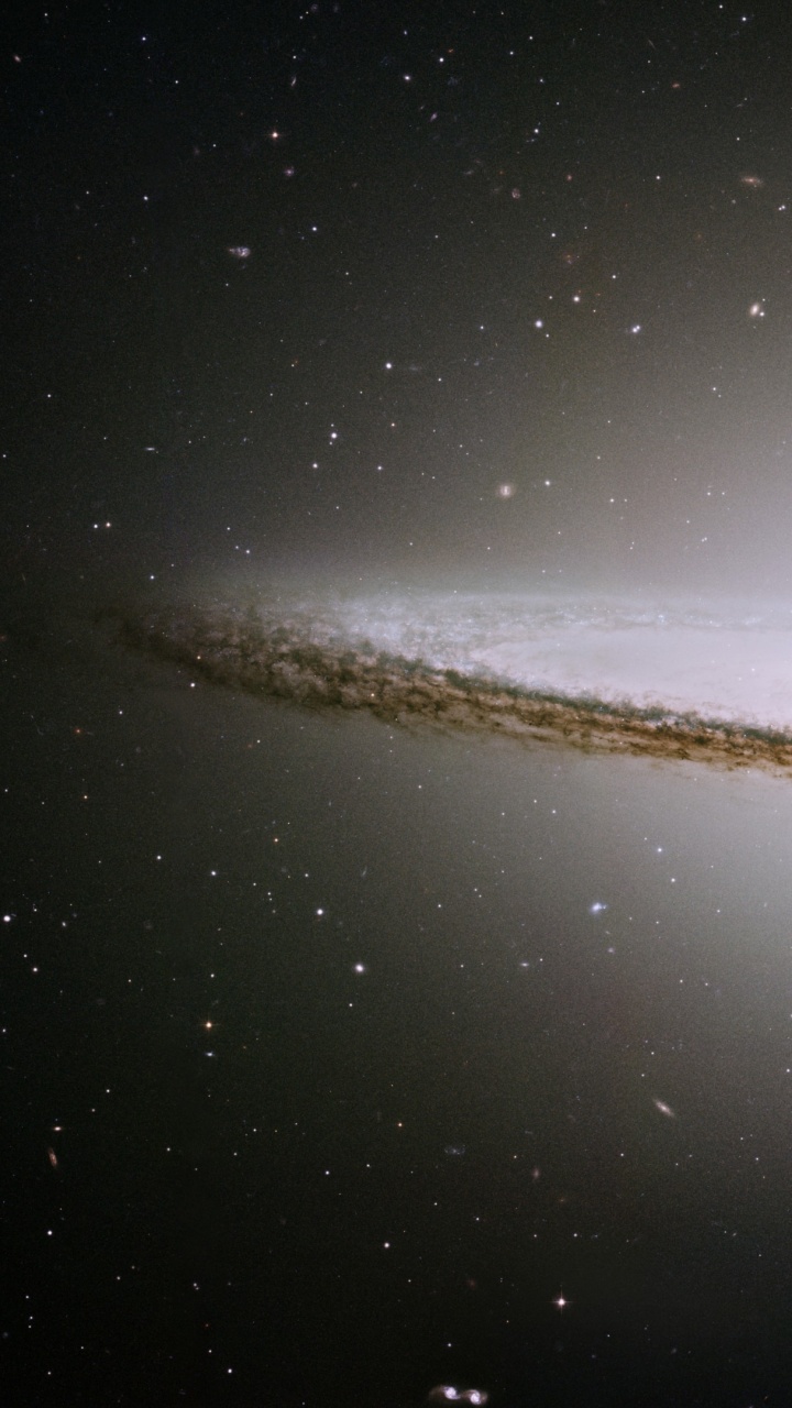 Braun-weiße Sternennacht. Wallpaper in 720x1280 Resolution