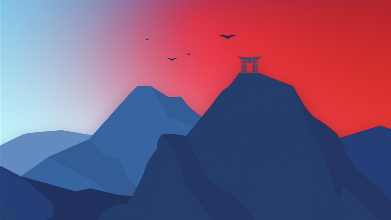 Nokia Lumia 630, Montaña, Ambiente, Afterglow, Atardecer. Wallpaper in 1280x720 Resolution