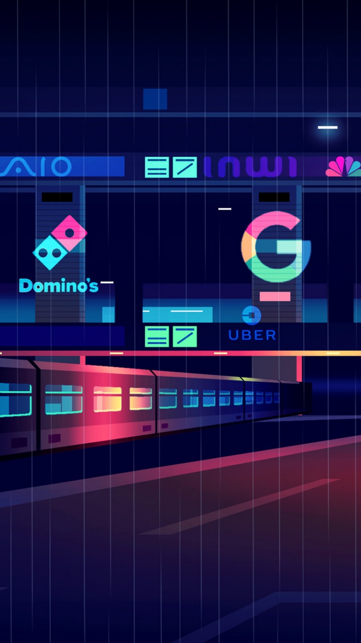 Lumière, Ligne, L'effet Visuel de L'éclairage, Technologie, Néon. Wallpaper in 720x1280 Resolution