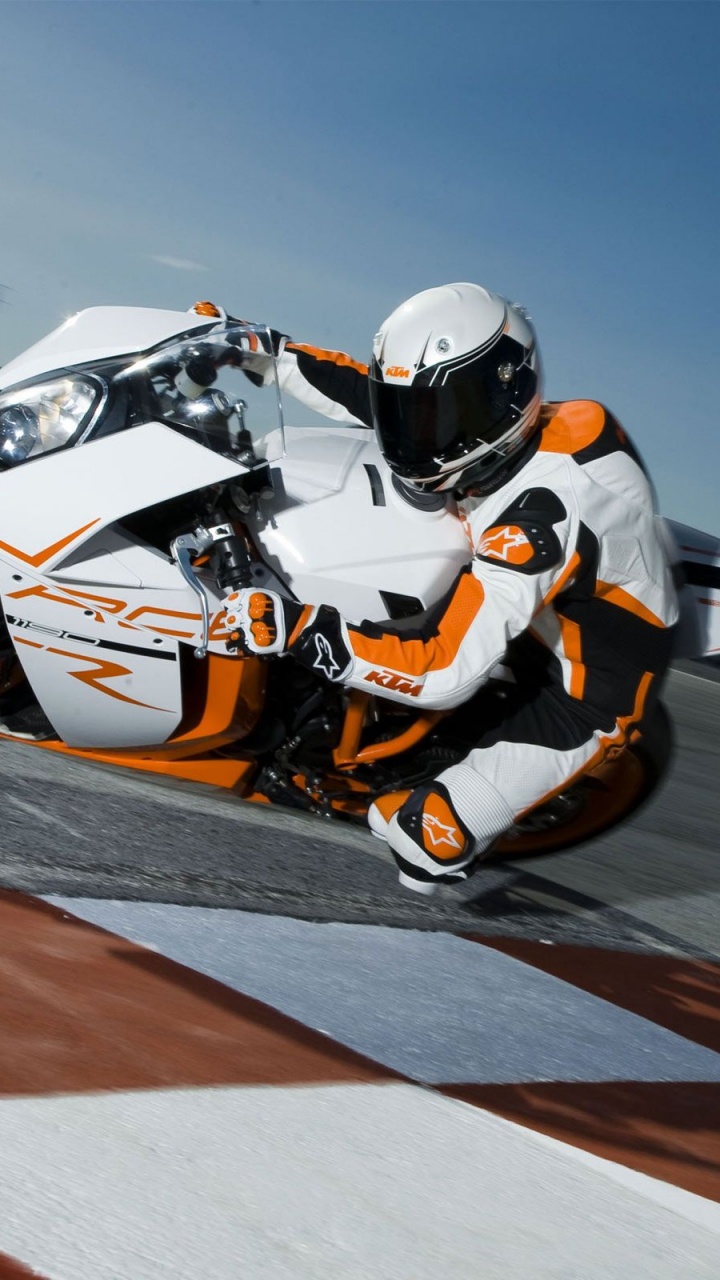 超级赛车, Ktm, 滑胎, 赛道, 极限运动 壁纸 720x1280 允许