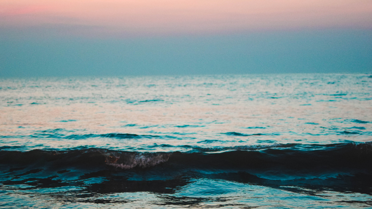 le Vent Vague, Horizon, Corps de L'eau, Mer, Eau. Wallpaper in 1280x720 Resolution