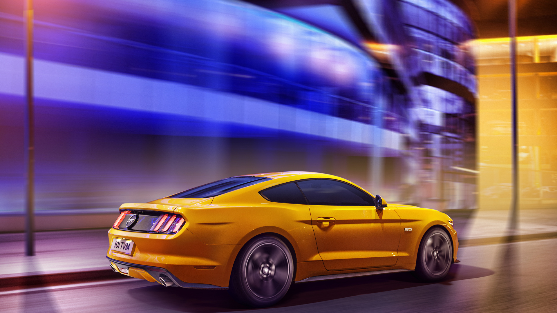 谢尔比野马, 福特, 政变, 黄色的, 福特S-Max 壁纸 1920x1080 允许