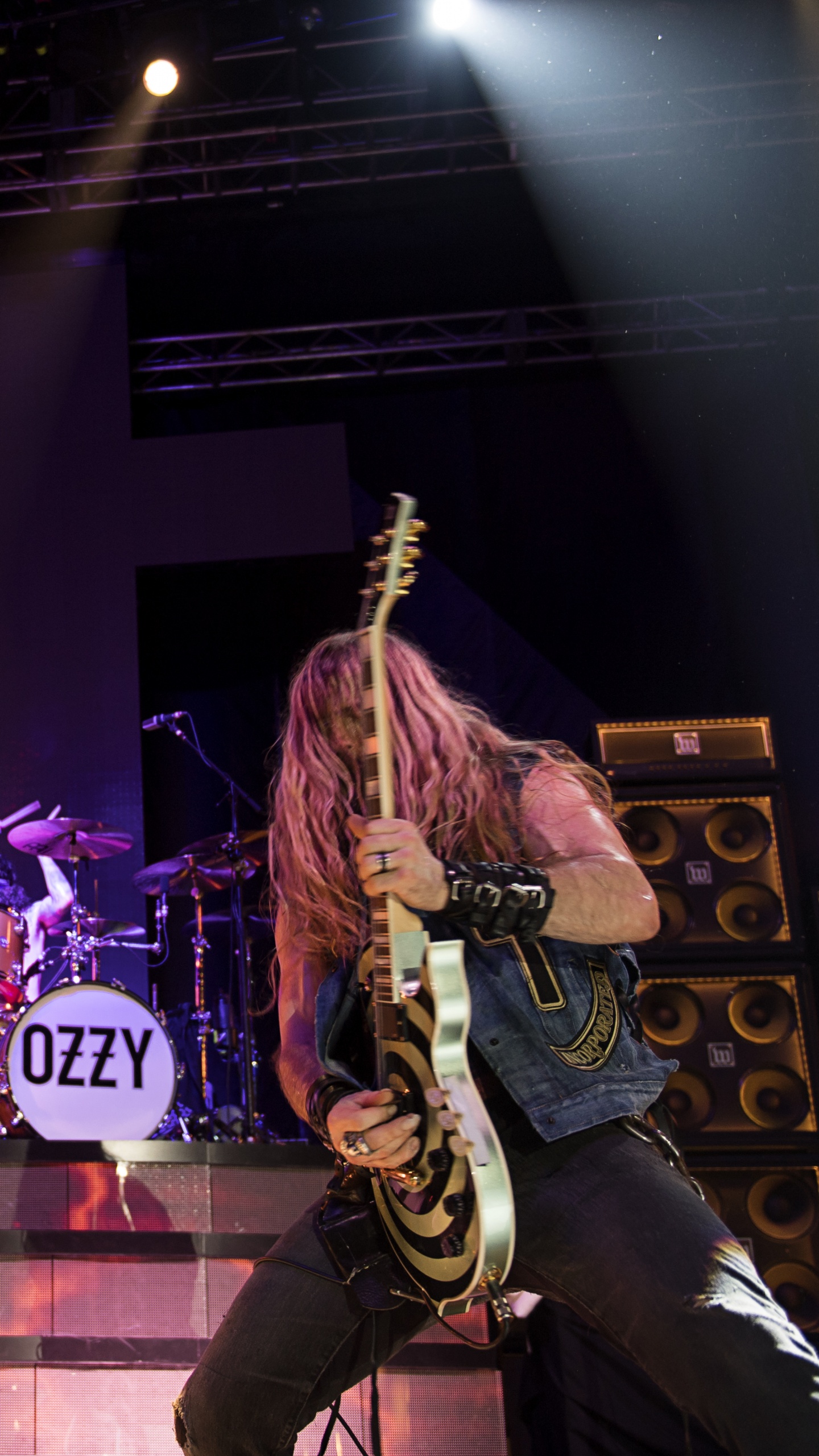 No More Tours II, Black Sabbath, Heavy Metal, Guitar, Performance. Wallpaper in 1440x2560 Resolution