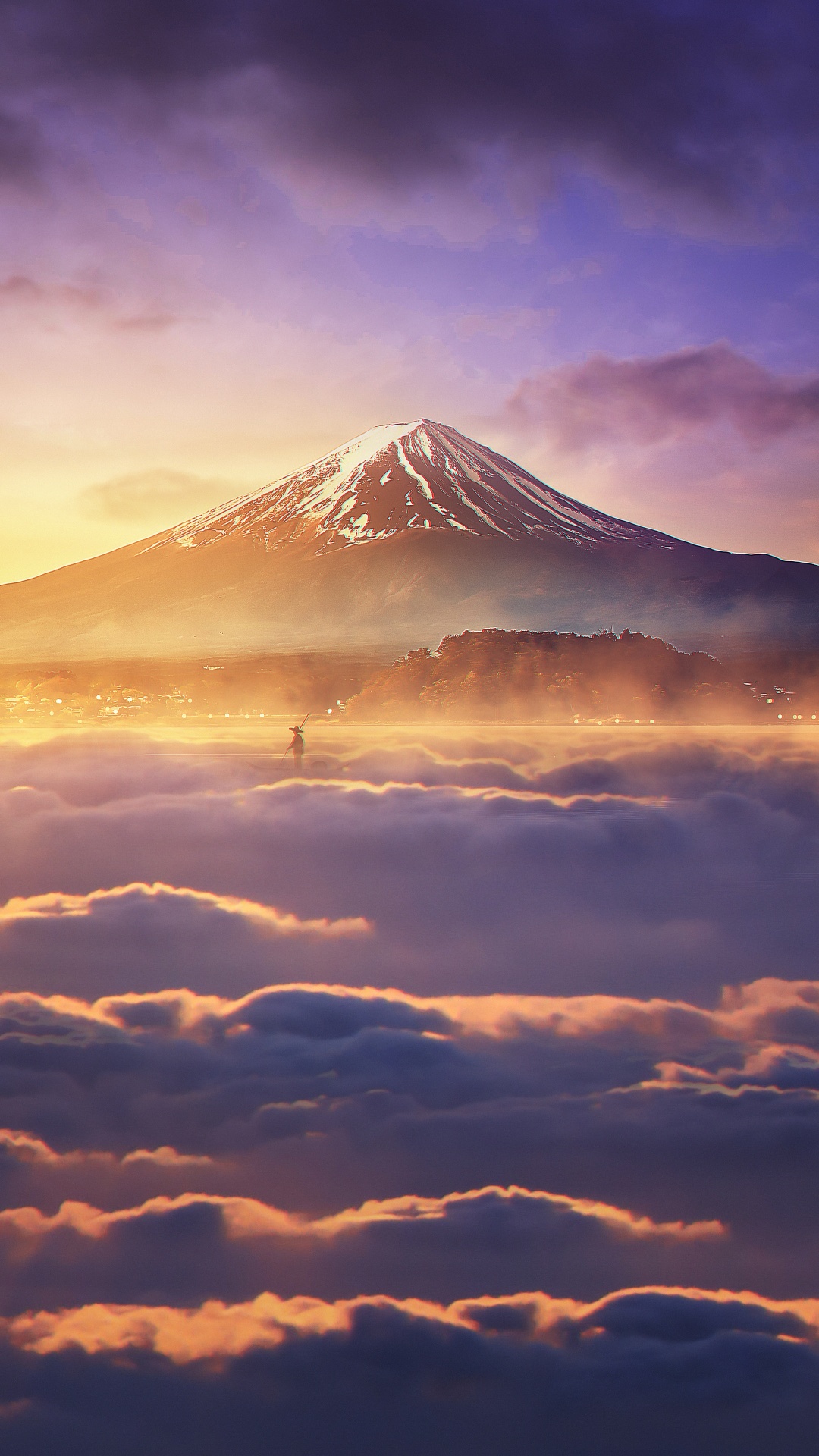 Atmosphäre, Sonnenlicht, Cumulus, Cloud, Afterglow. Wallpaper in 1080x1920 Resolution