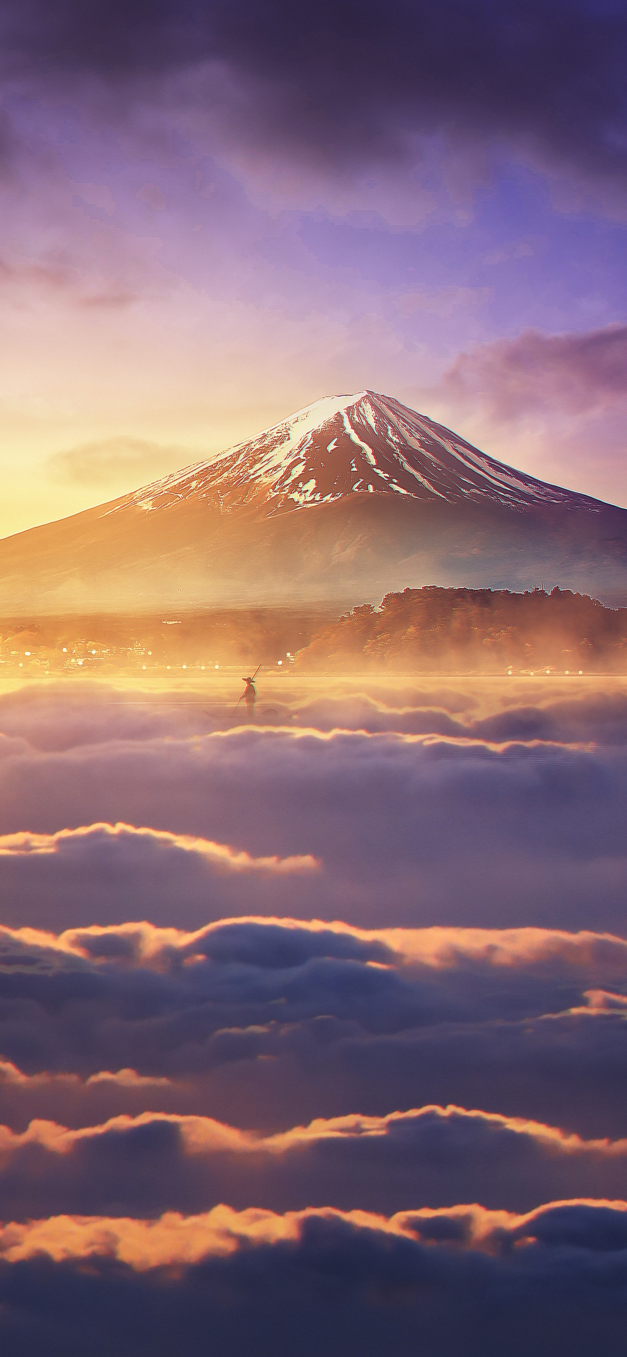 Atmosphäre, Sonnenlicht, Cumulus, Cloud, Afterglow. Wallpaper in 1242x2688 Resolution