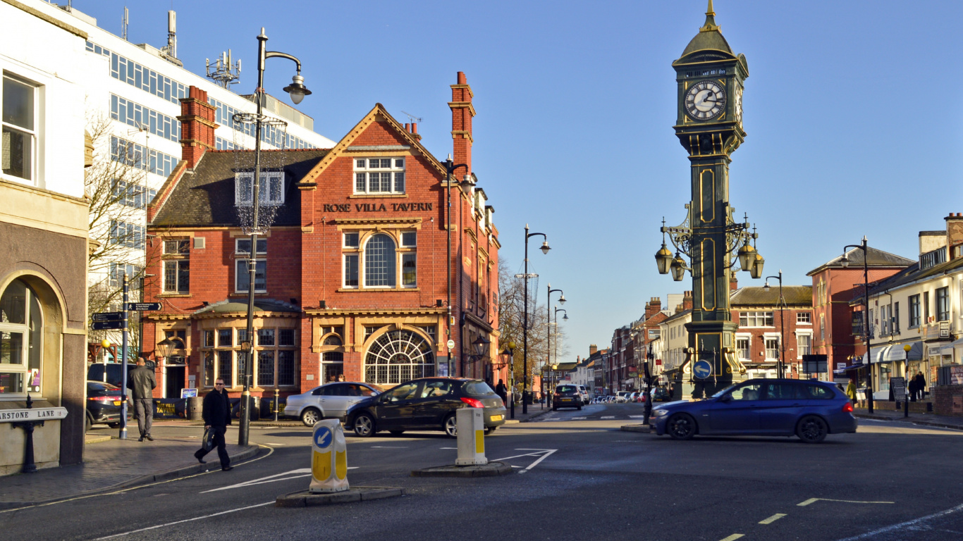珠宝, 城市, 里程碑, 街, 运输 壁纸 1366x768 允许
