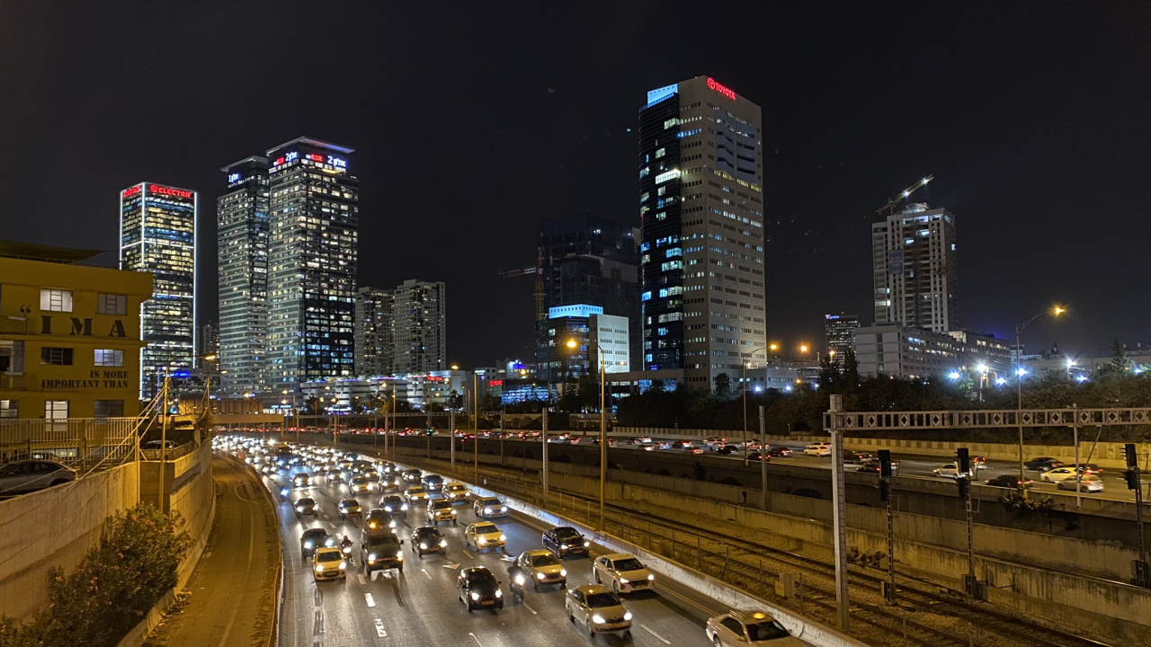 Route, Nuit, Transport, Métropole, Zone Urbaine. Wallpaper in 1280x720 Resolution