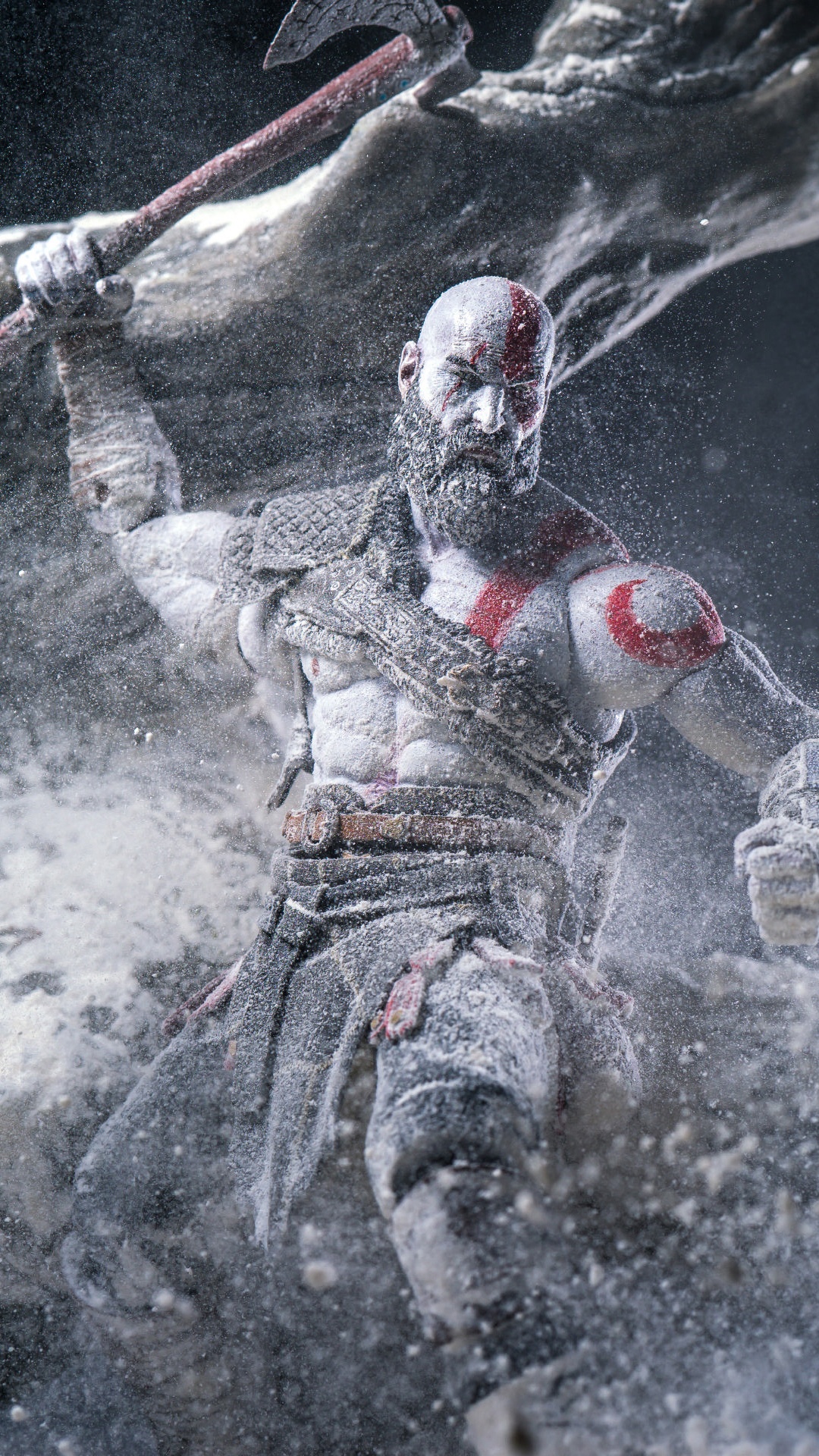 Dios de la Guerra, Kratos, Espacio, Aventura, Agua. Wallpaper in 1080x1920 Resolution