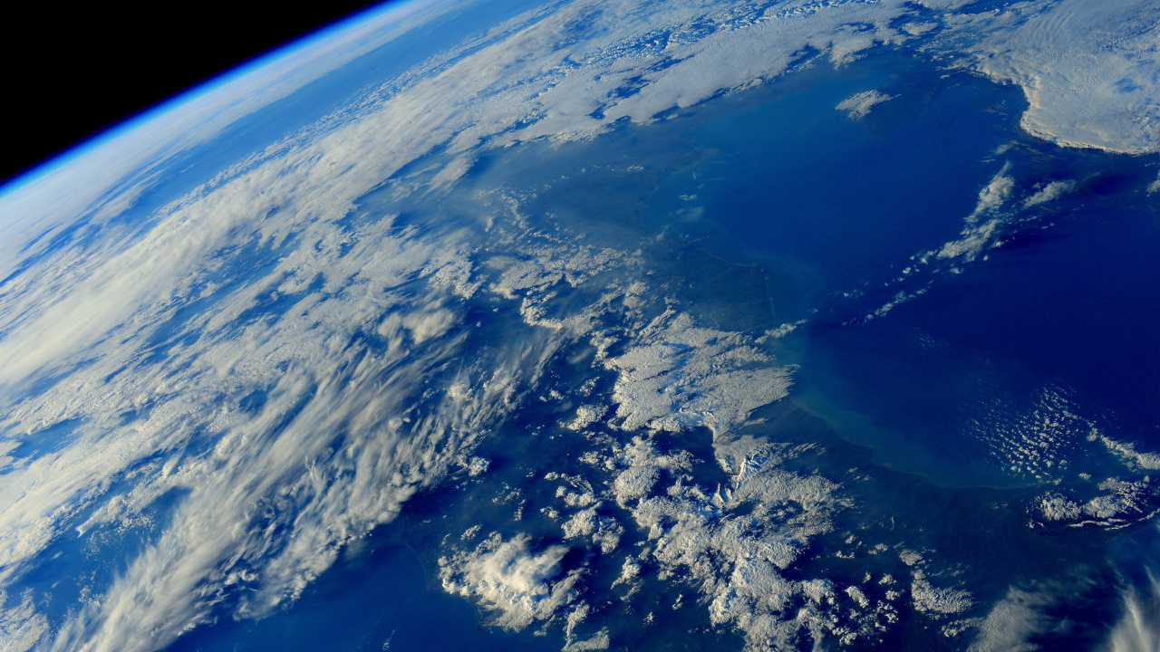 Eau de Mer Bleue et Blanche. Wallpaper in 1280x720 Resolution