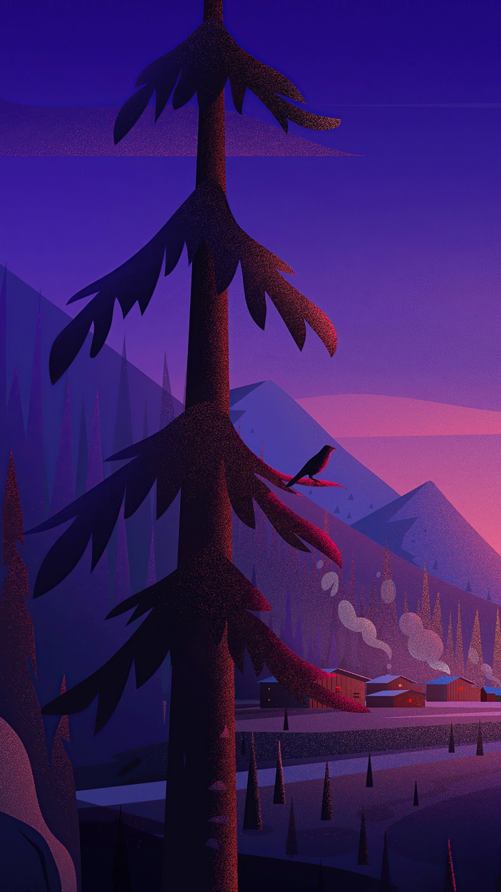 Black Car on Road During Sunset. Wallpaper in 720x1280 Resolution