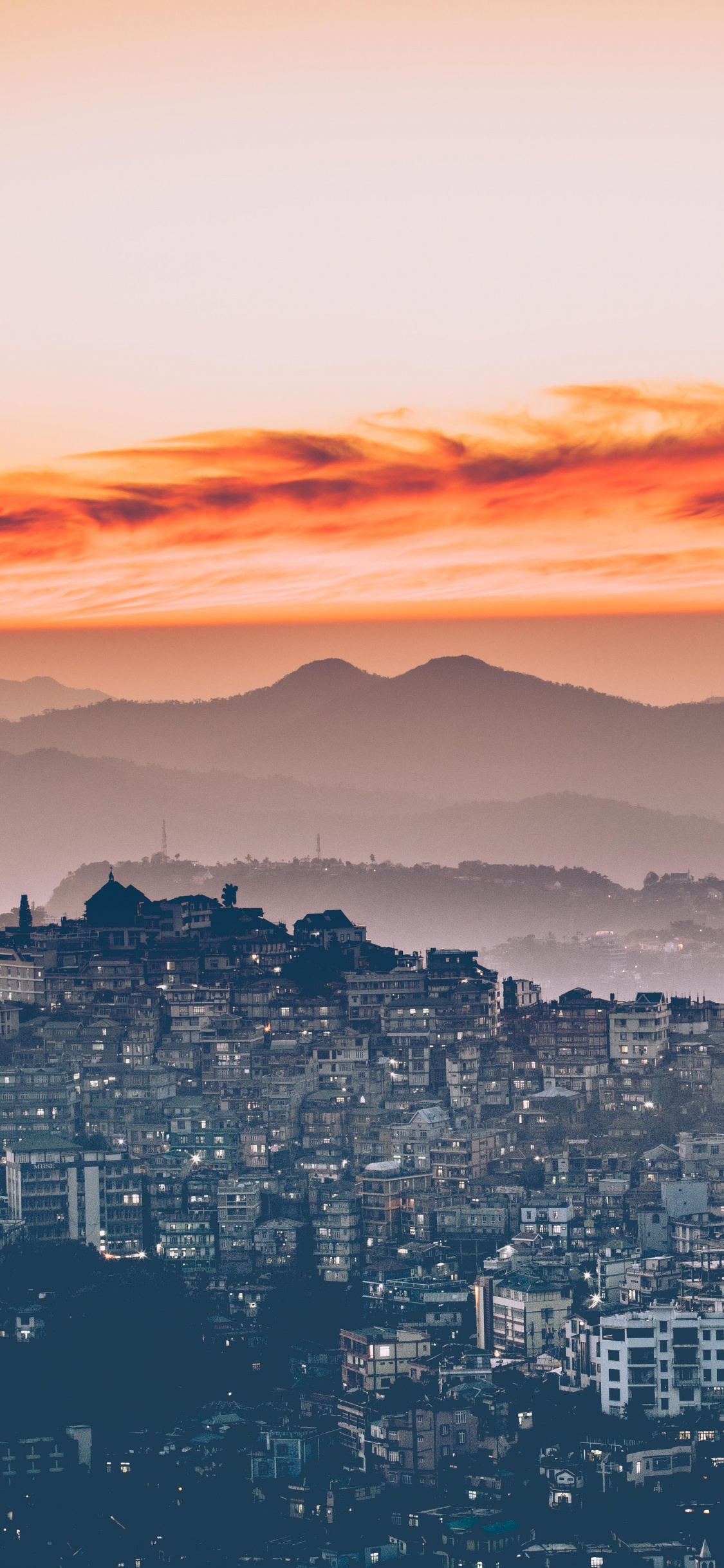 天空, 一天, 早上, 自然景观, 日出 壁纸 1125x2436 允许