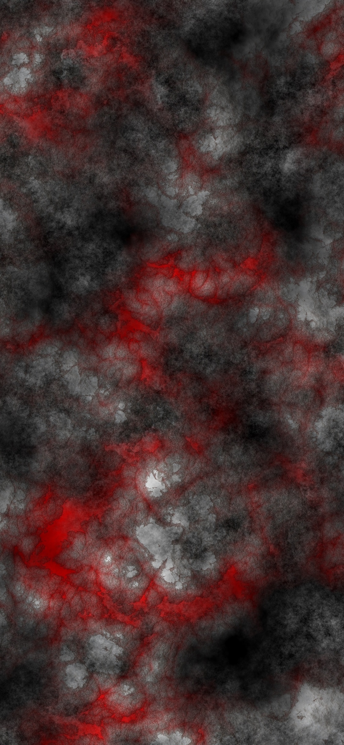 Roter Und Schwarzer Pelztextil. Wallpaper in 1125x2436 Resolution