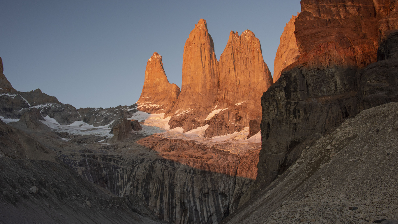 Torres Del Paine National Park, Nature, Park, National Park, Badlands. Wallpaper in 1366x768 Resolution