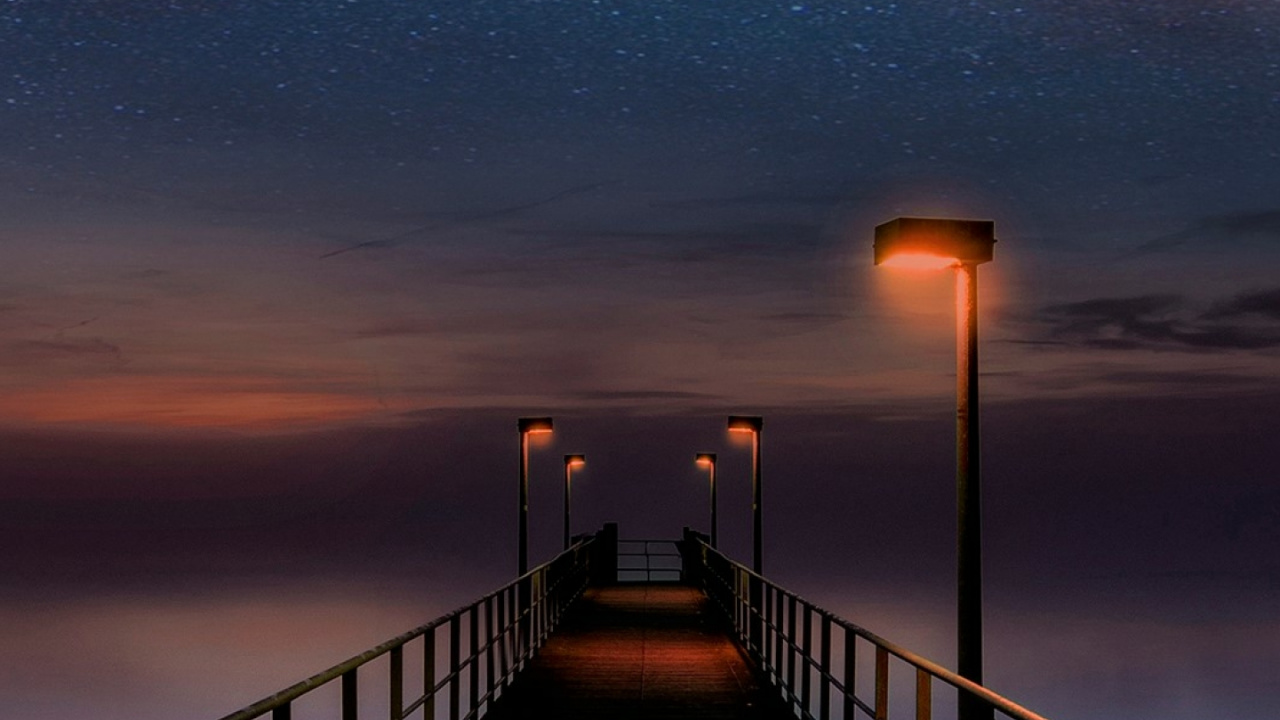 Voie Lactée, Eau, Atmosphère, Afterglow, Lumière. Wallpaper in 1280x720 Resolution