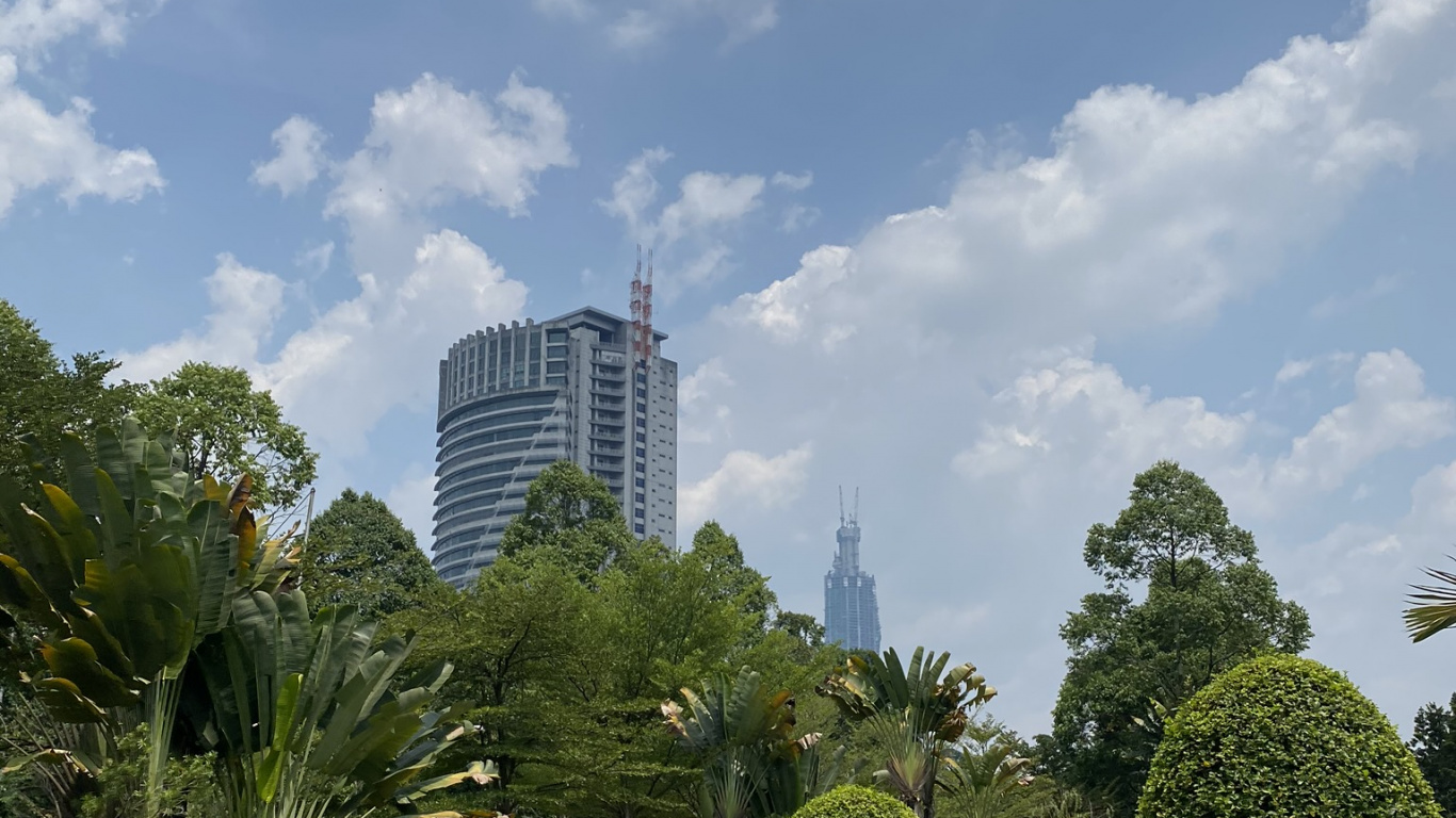 Vegetation, Daytime, Cloud, Tree, Tower Block. Wallpaper in 1366x768 Resolution