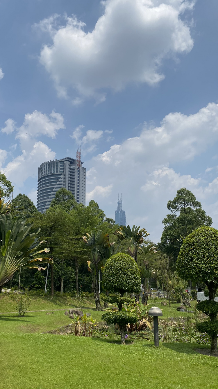 Vegetation, Daytime, Cloud, Tree, Tower Block. Wallpaper in 750x1334 Resolution