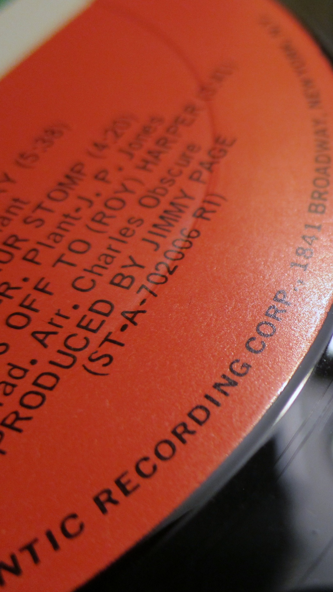 Led Zeppelin, Led Zeppelin III, Orange, Close Up, Worship. Wallpaper in 1080x1920 Resolution