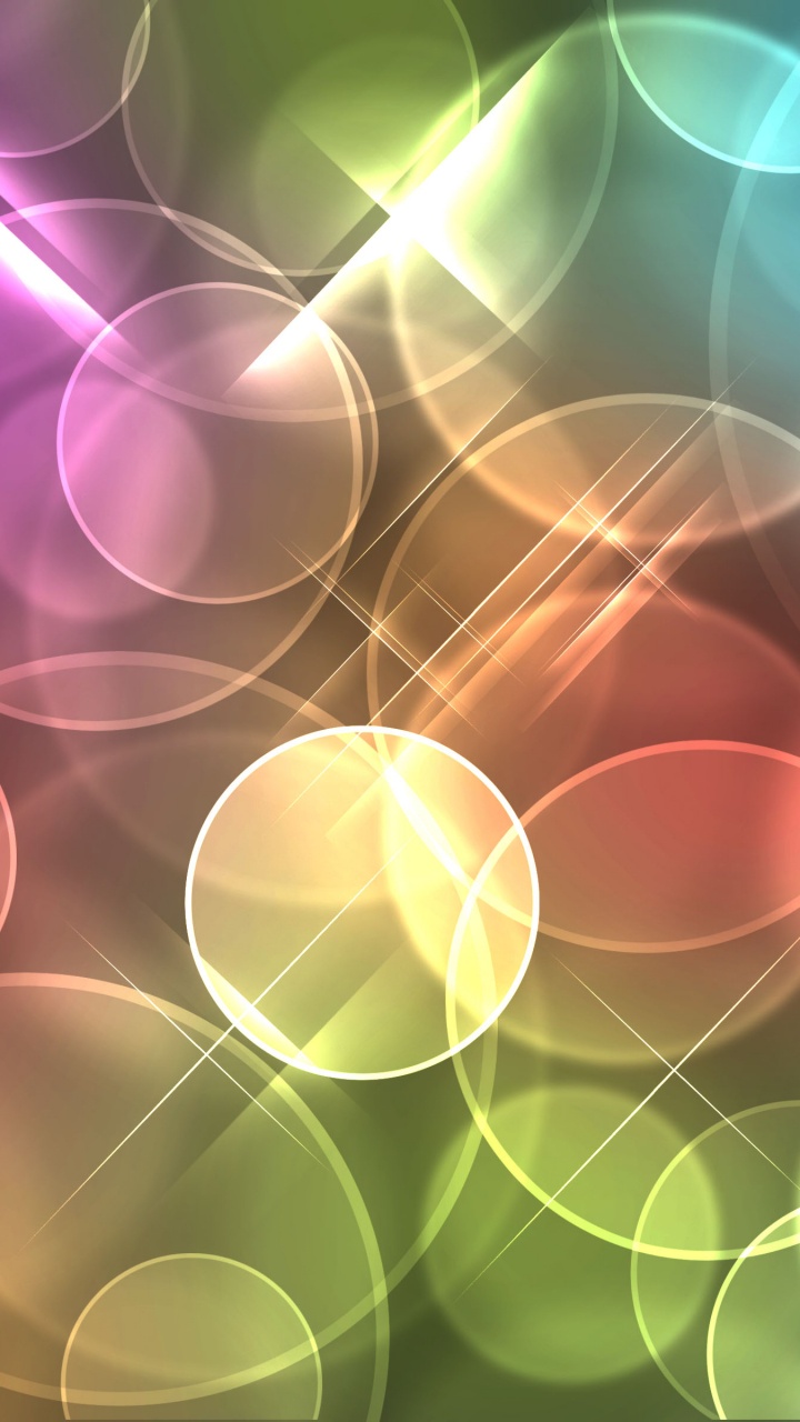 Luces Bokeh Moradas y Blancas. Wallpaper in 720x1280 Resolution