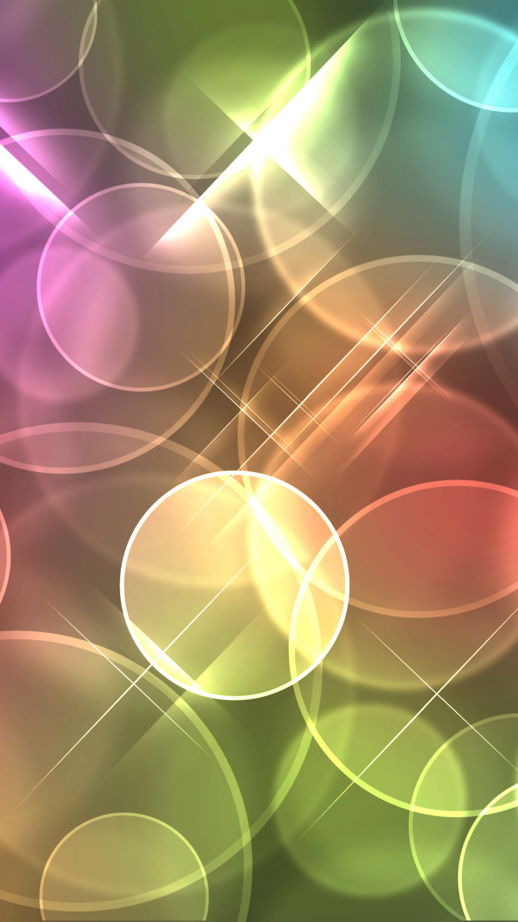 Purple and White Bokeh Lights. Wallpaper in 750x1334 Resolution