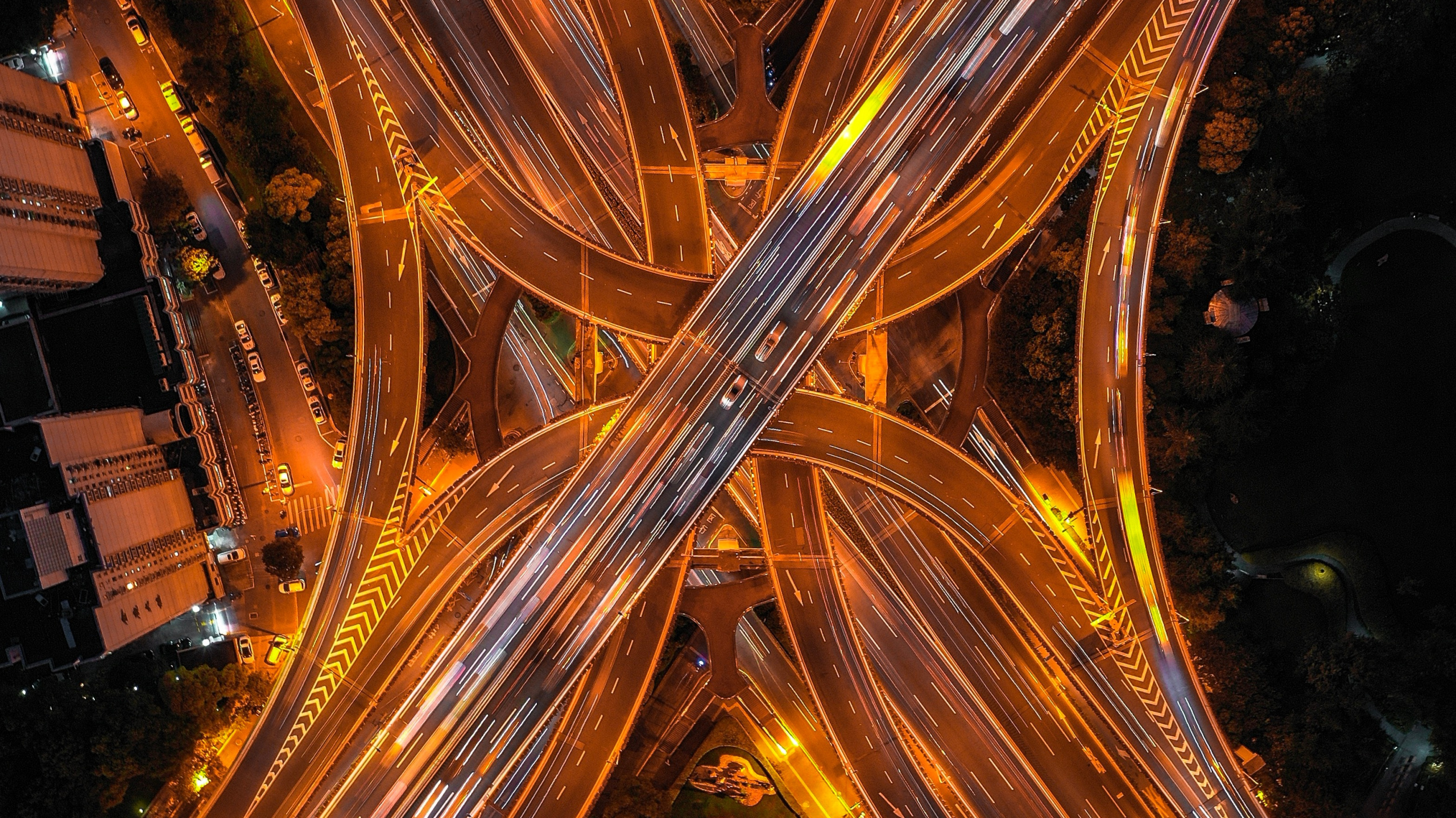 分形技术, 光, 黄色的, 建筑, 基础设施 壁纸 2560x1440 允许