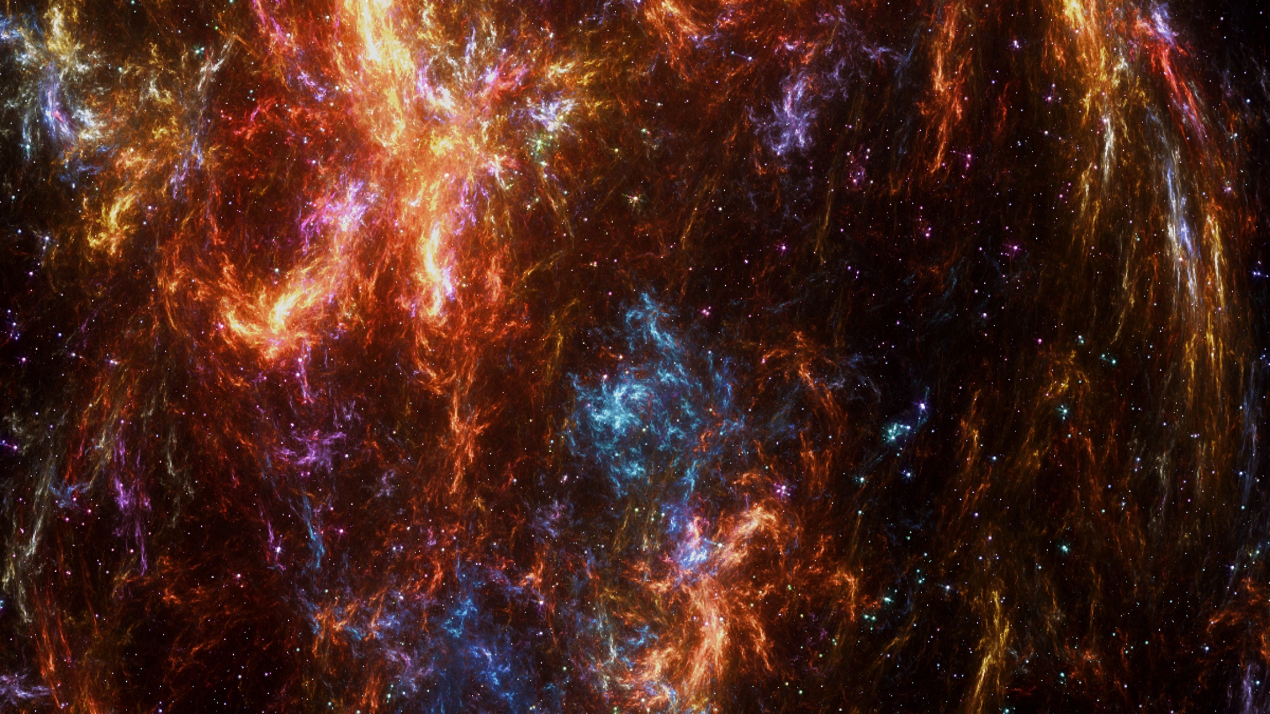 Peinture Abstraite Brune et Noire. Wallpaper in 2560x1440 Resolution