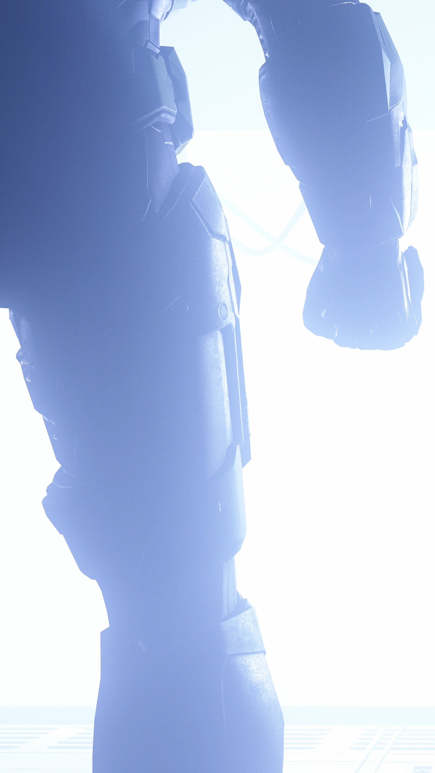 Halo Infinito, Jefe Maestro, Azul, Gesto, Xbox. Wallpaper in 1440x2560 Resolution