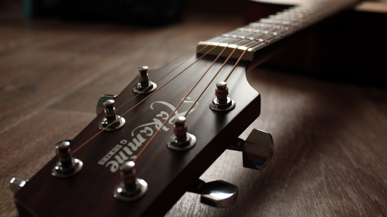 Guitar, String Instrument, Musical Instrument, Plucked String Instruments, Electric Guitar. Wallpaper in 1280x720 Resolution