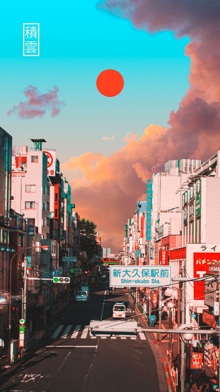 Skyscraper, Building, Daytime, Cloud, Cars. Wallpaper in 720x1280 Resolution