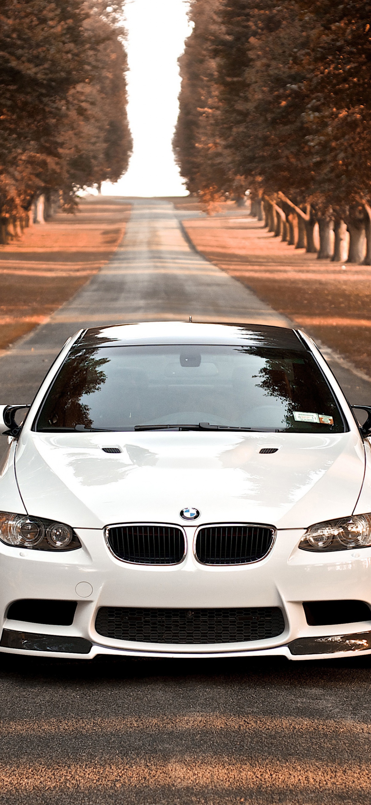White Bmw m 3 on Road During Daytime. Wallpaper in 1242x2688 Resolution