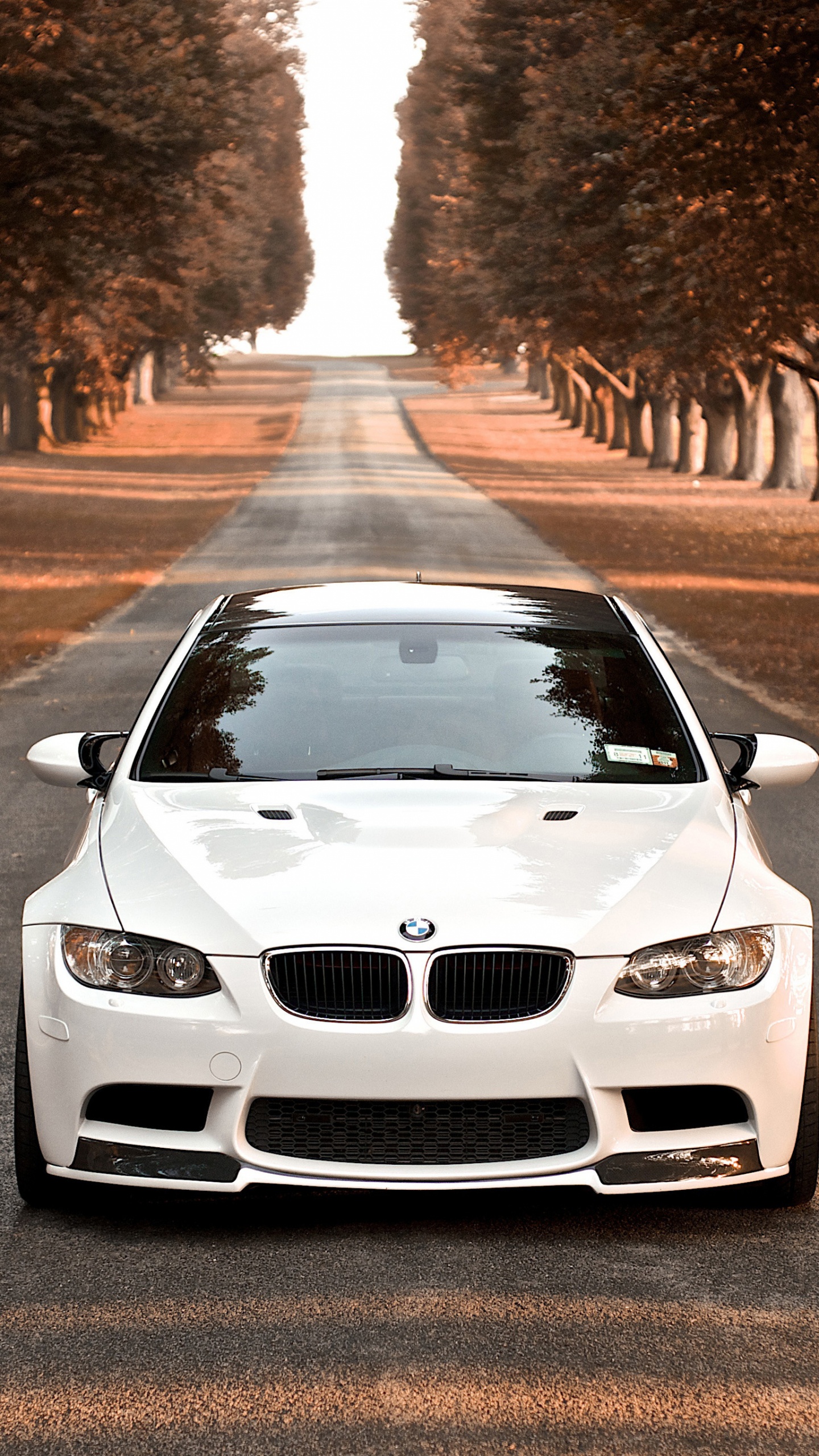 White Bmw m 3 on Road During Daytime. Wallpaper in 1440x2560 Resolution
