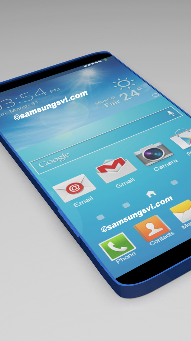 Smartphone Android Noir Sur Surface Blanche. Wallpaper in 750x1334 Resolution