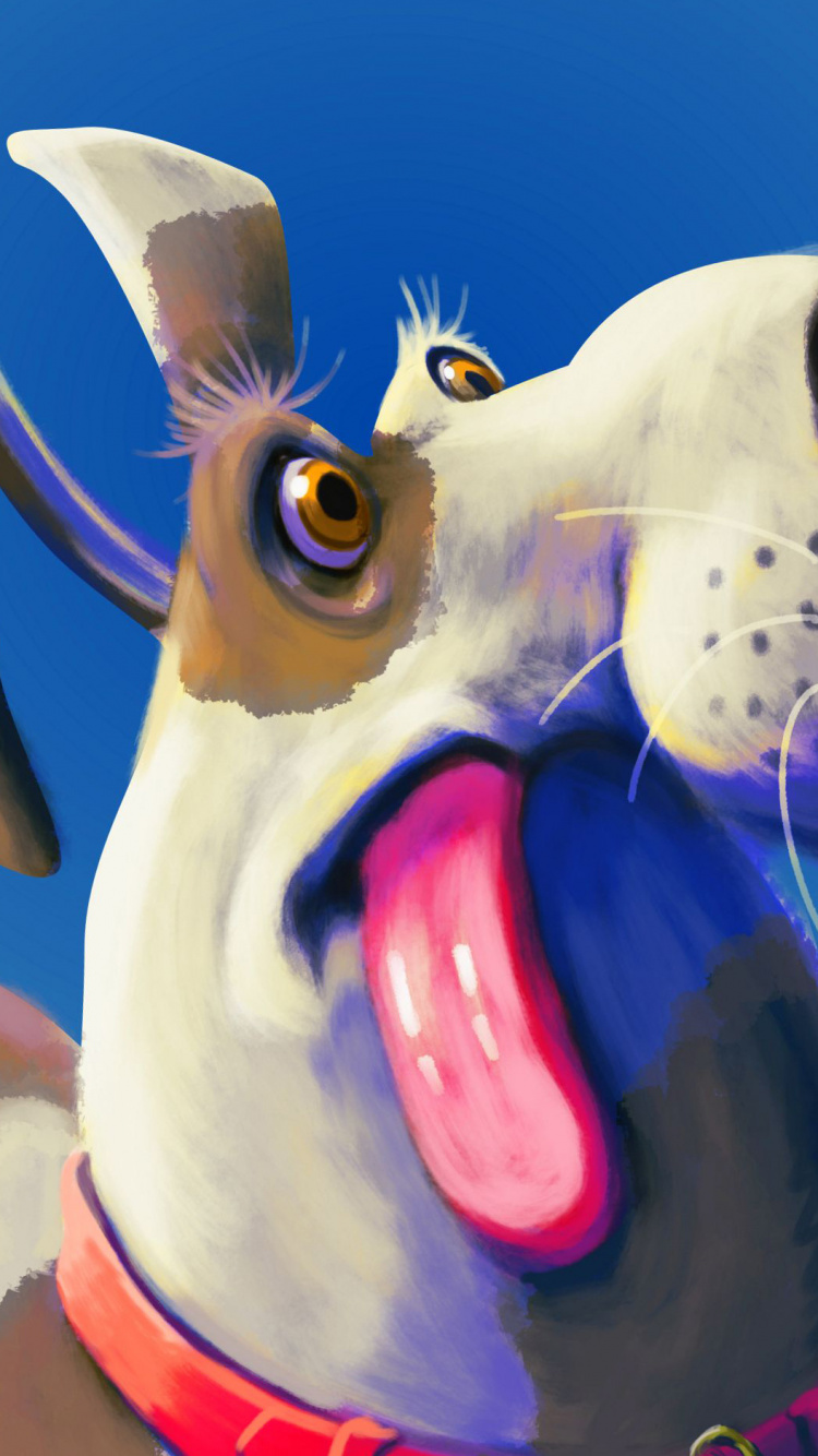 关闭了, 卡通, 动画片, 艺术, 小鹿 壁纸 750x1334 允许