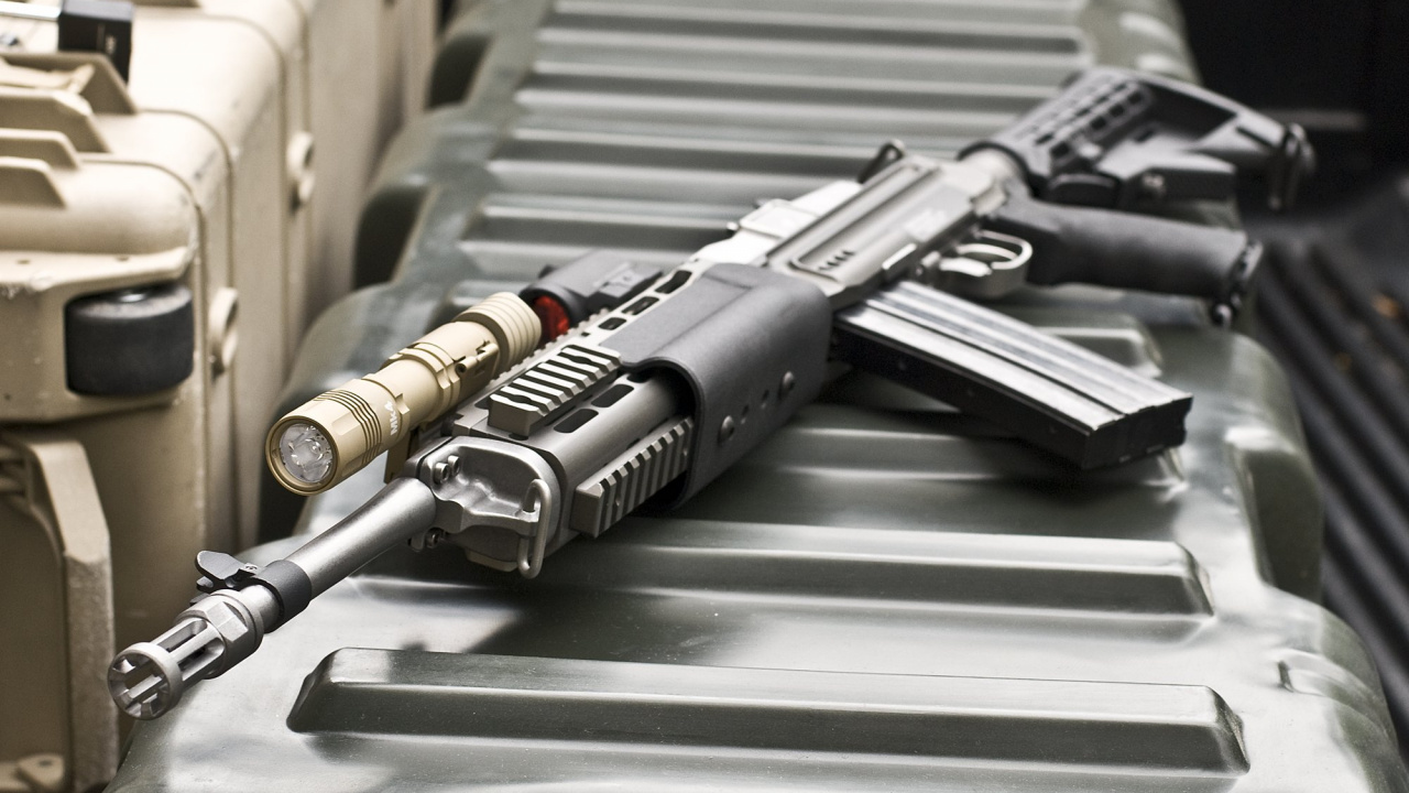 m4 Carbine, Gun, Firearm, Trigger, Gun Accessory. Wallpaper in 1280x720 Resolution