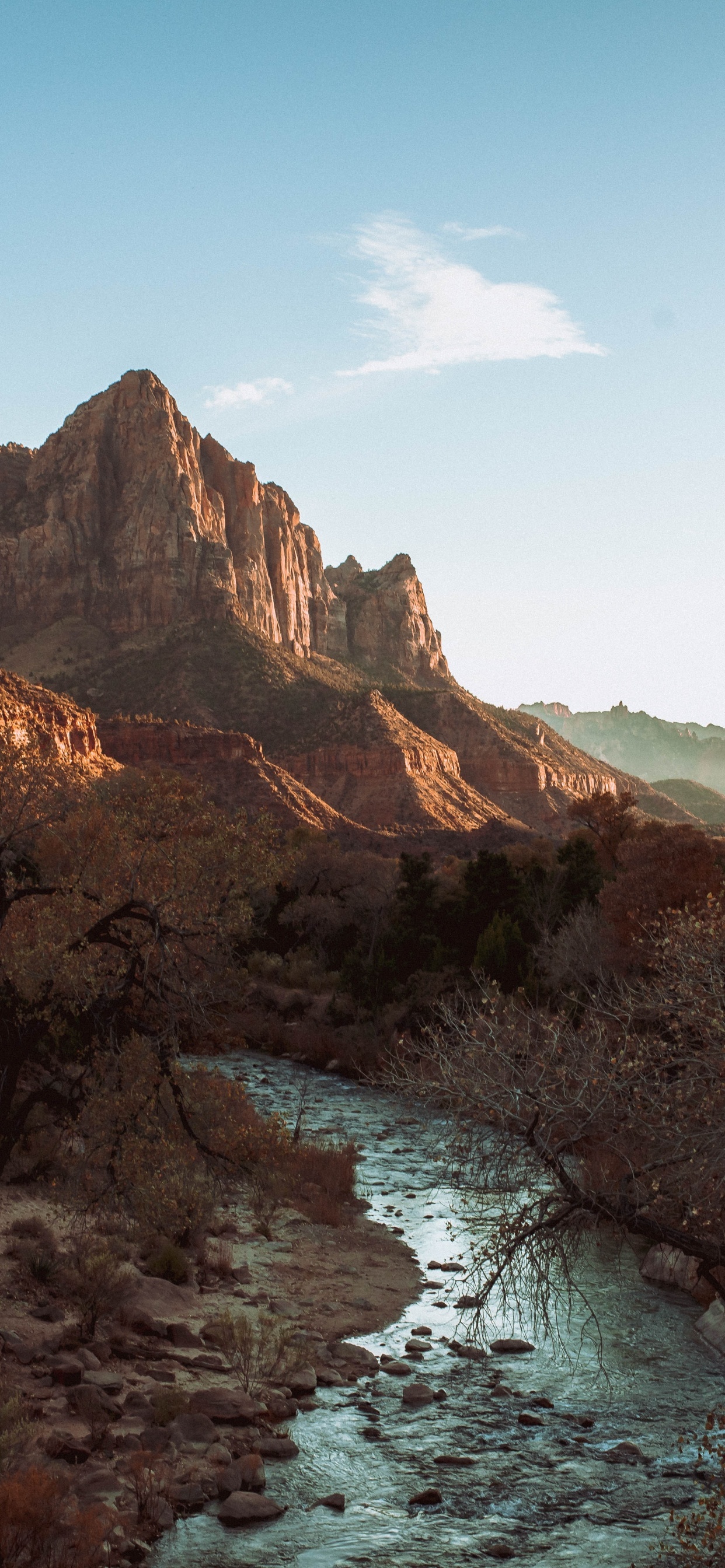 Zion National Park, National Park, Cliff, Mountain Range, Banff National Park. Wallpaper in 1242x2688 Resolution