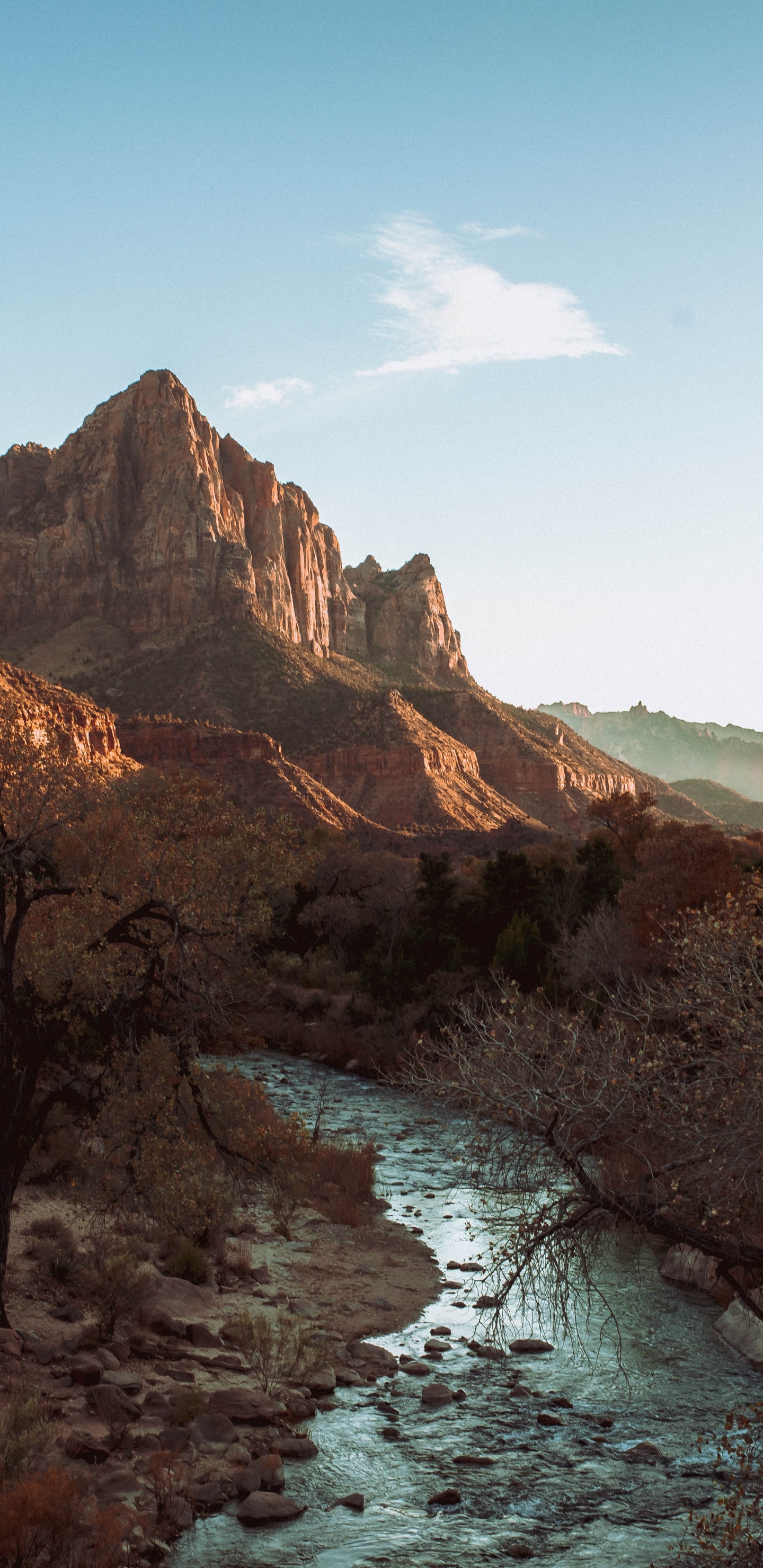 Zion National Park, Nationalpark, Bergkette, Banff National Park, Park. Wallpaper in 1440x2960 Resolution