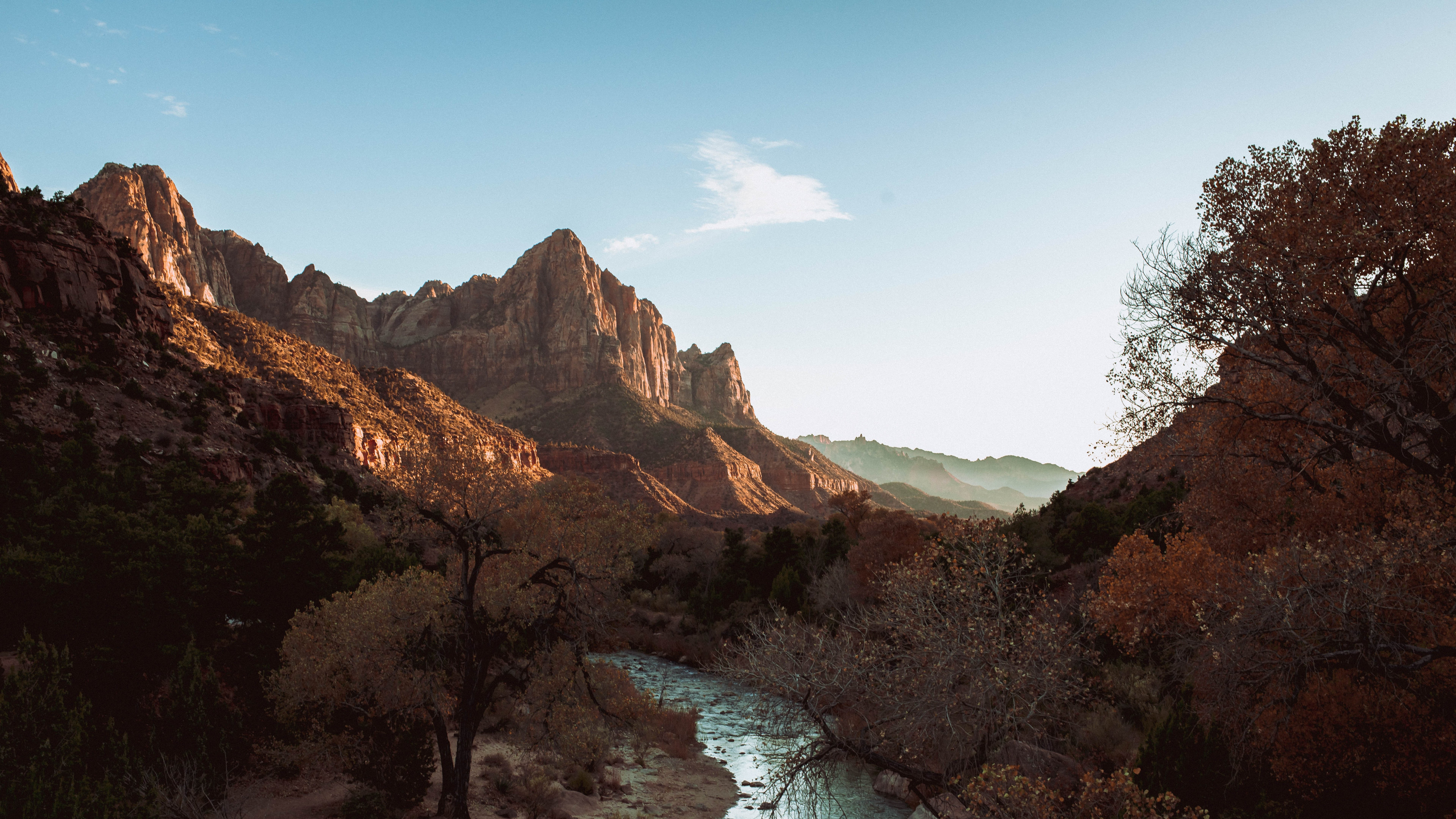 Zion National Park, Nationalpark, Bergkette, Banff National Park, Park. Wallpaper in 3840x2160 Resolution
