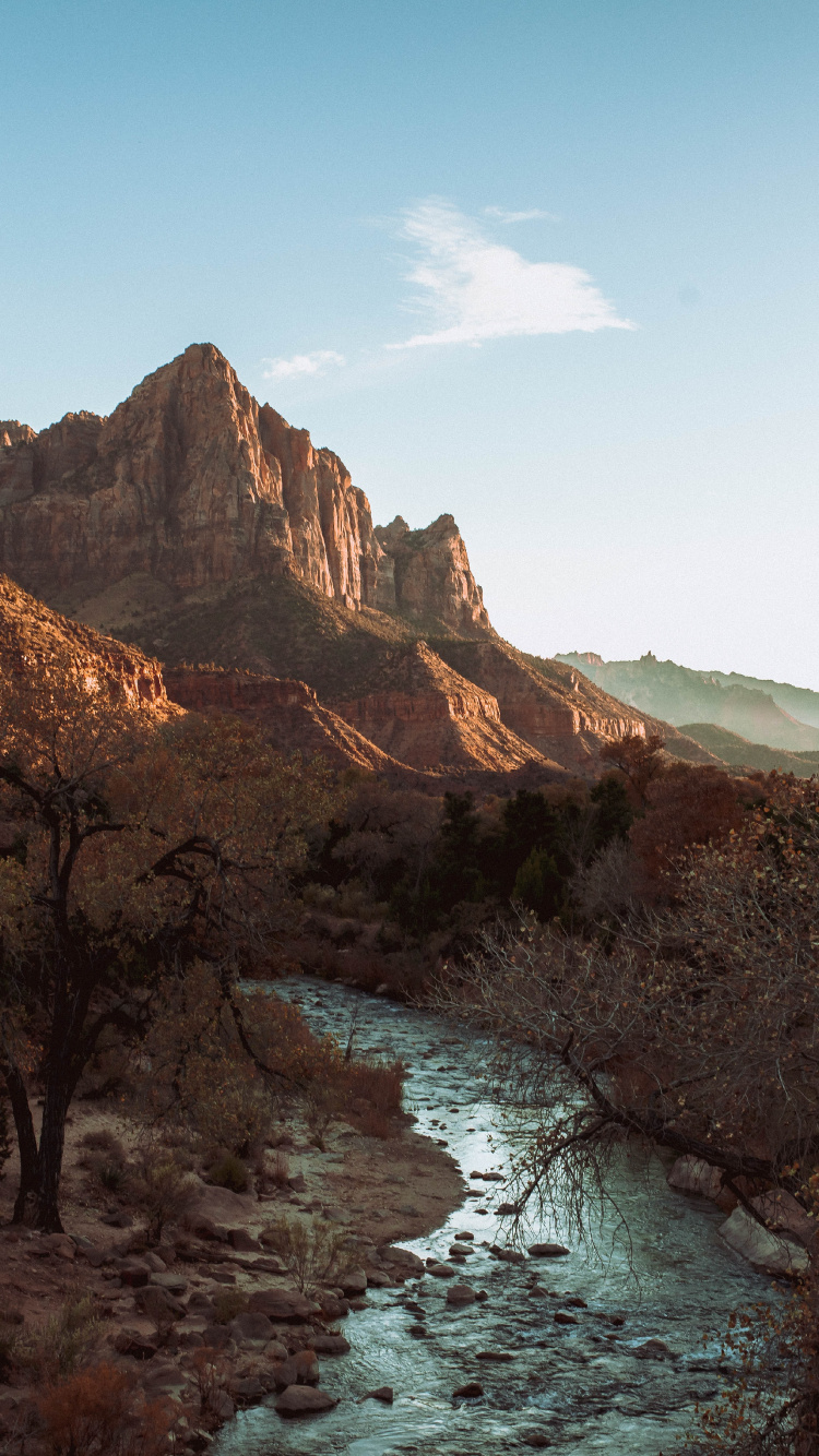 Zion National Park, Nationalpark, Bergkette, Banff National Park, Park. Wallpaper in 750x1334 Resolution