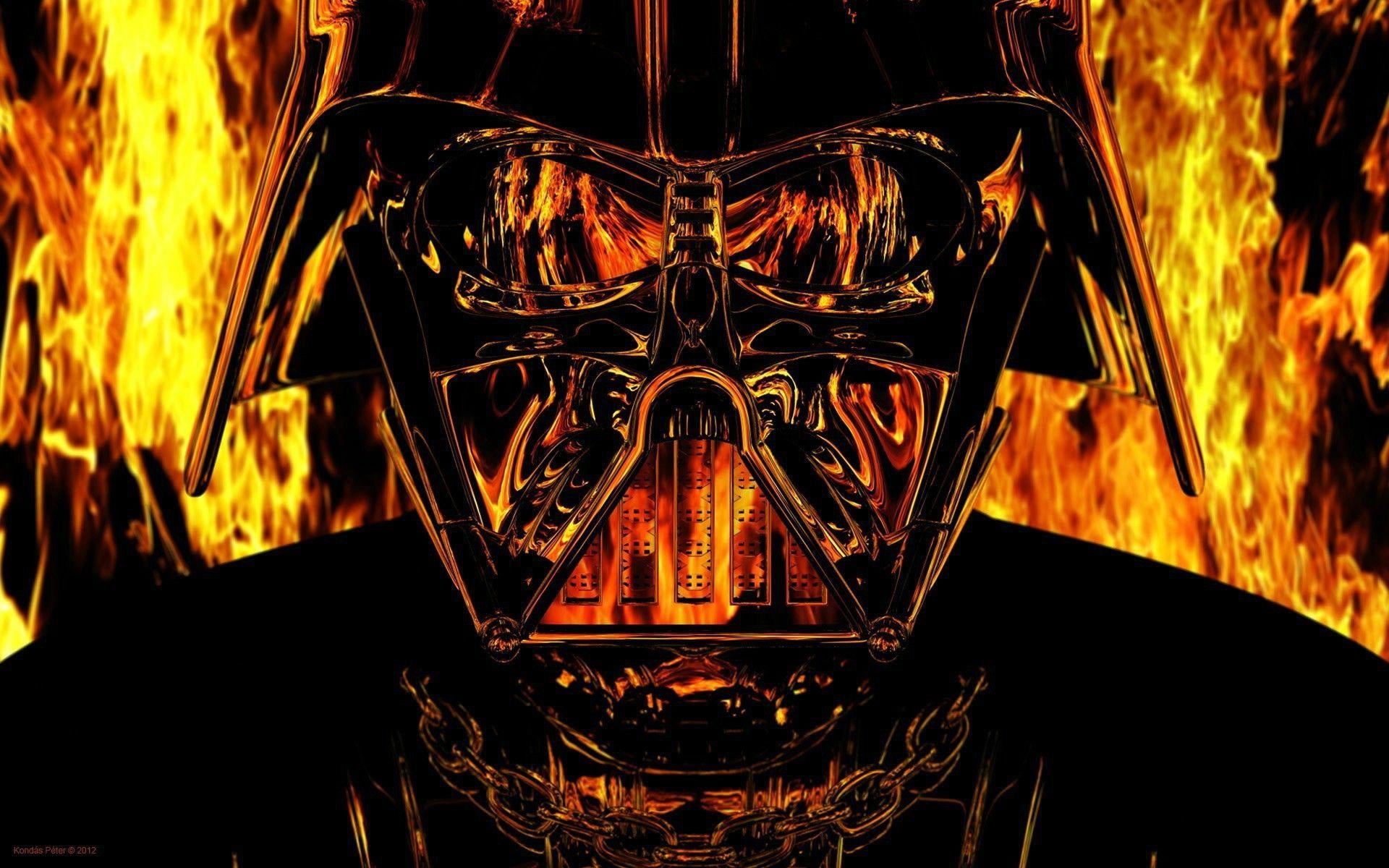 Wallpaper Cool Star Wars Darth Vader ObiWan Kenobi Star Wars Death  Star Background  Download Free Image