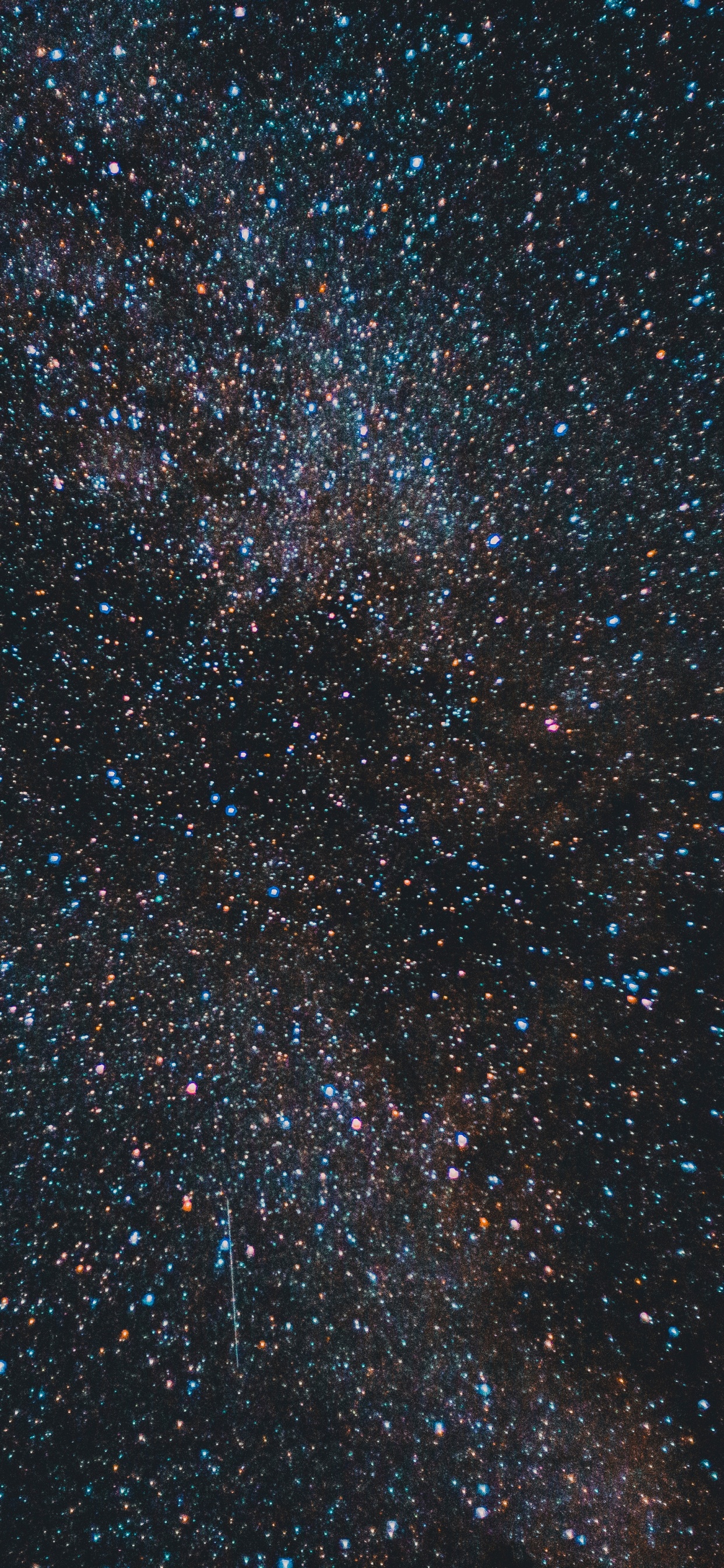 Starry Night Sky Over Starry Night. Wallpaper in 1242x2688 Resolution