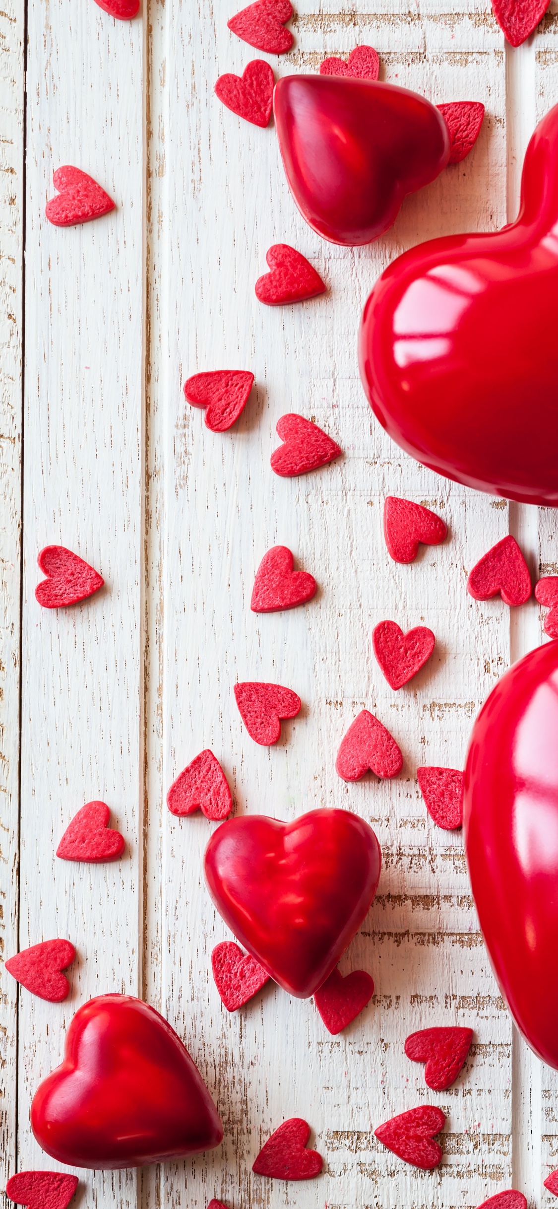 Herzen, Valentines Tag, Liebe, Geburtstag, Romantik. Wallpaper in 1125x2436 Resolution