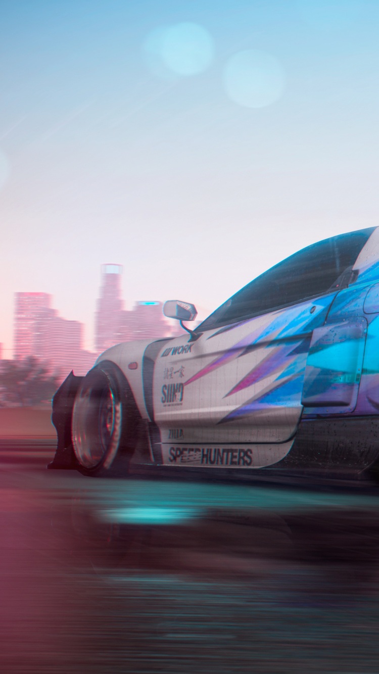 Red Ferrari 458 Italia on Road. Wallpaper in 750x1334 Resolution