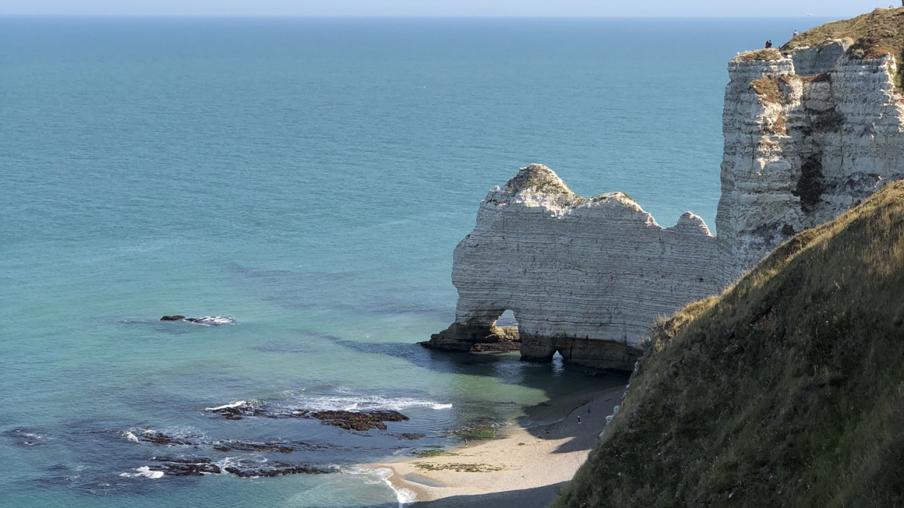 Côte, Mer, Promontoire, Eau, Rock. Wallpaper in 1280x720 Resolution