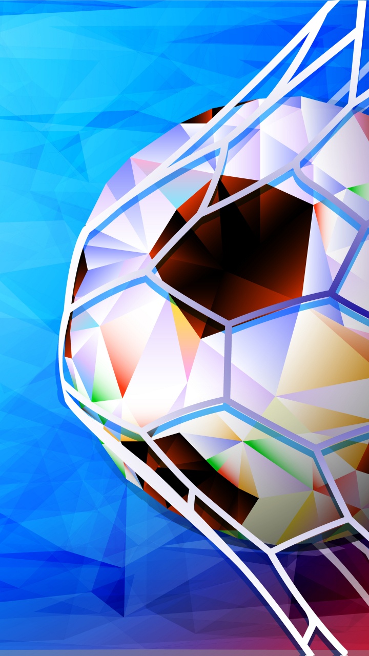 Illustration de Boule Blanche et Bleue. Wallpaper in 720x1280 Resolution