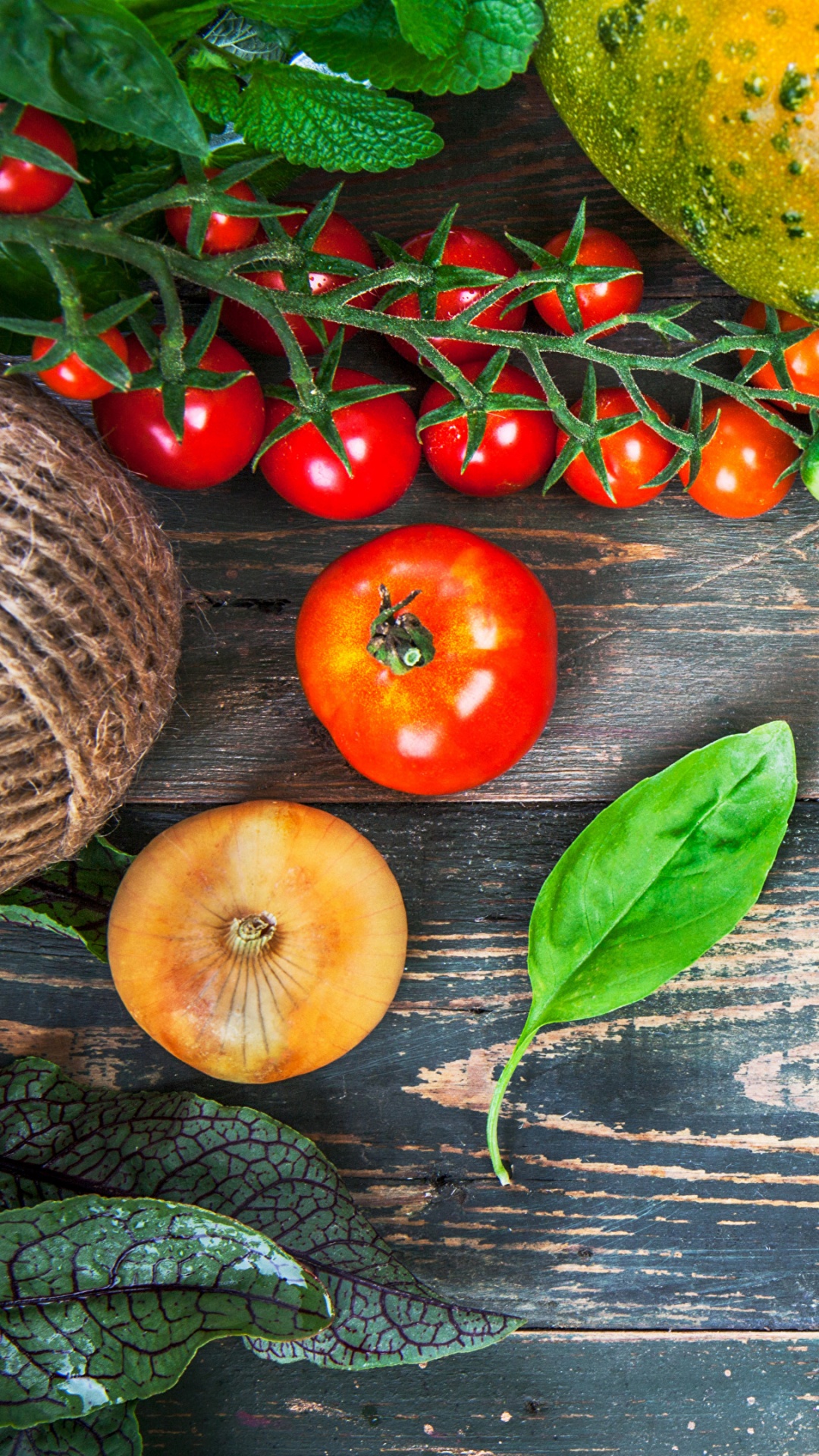 番茄, 大蒜, 天然的食物, 当地的食物, 食品 壁纸 1080x1920 允许