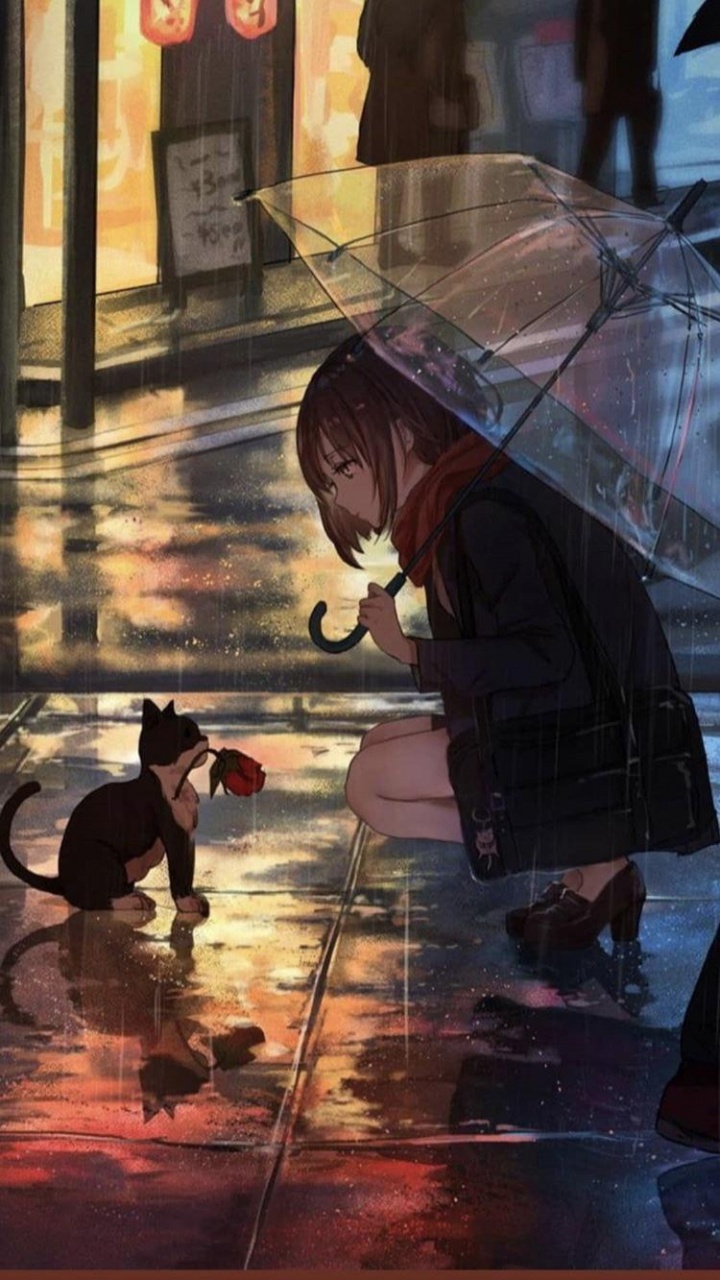 Anime, Caricatura, Arte, Manga, Kawaii. Wallpaper in 720x1280 Resolution